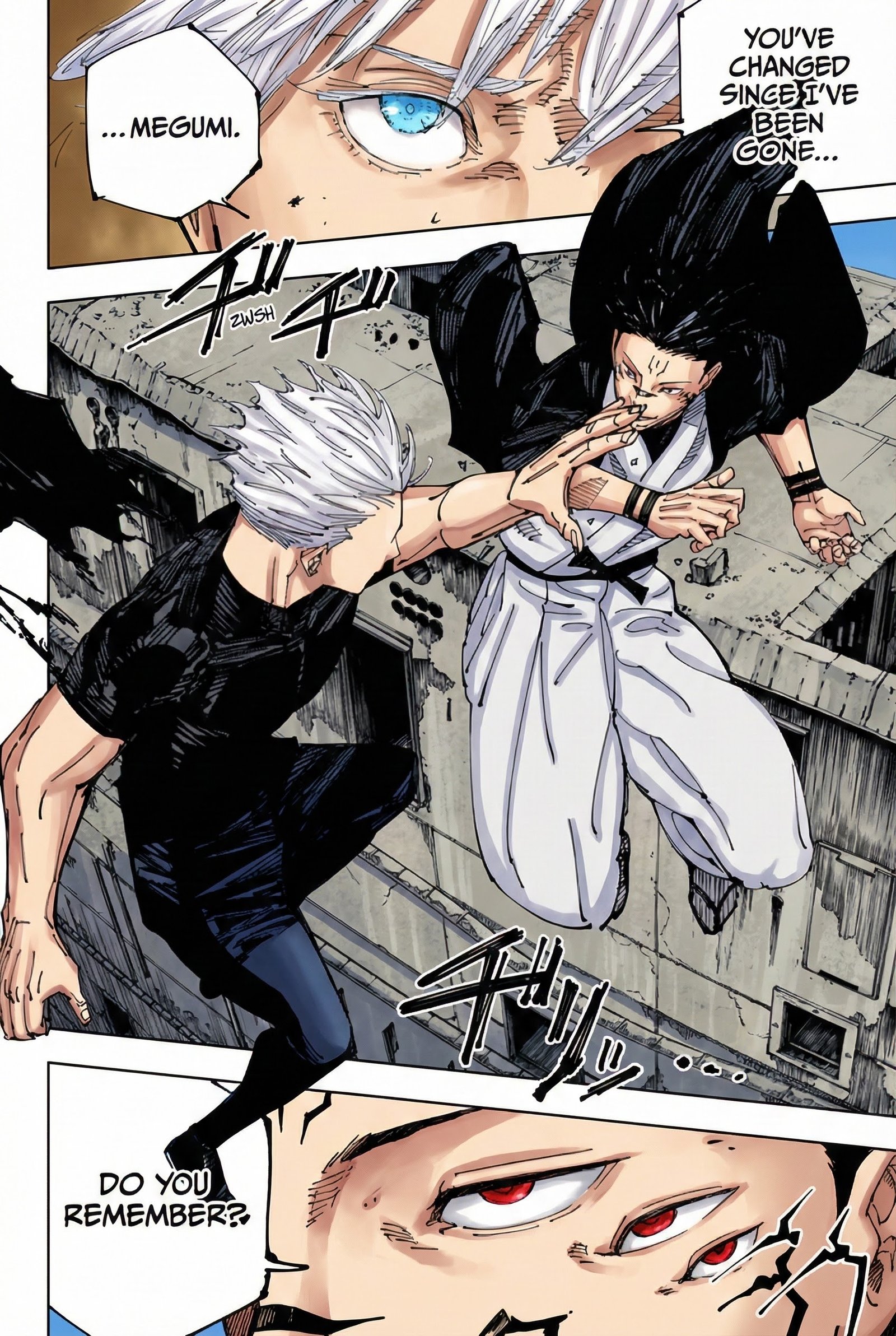 Jujutsu Kaisen Chapter 221 Page 14 - Colored Manga Panel