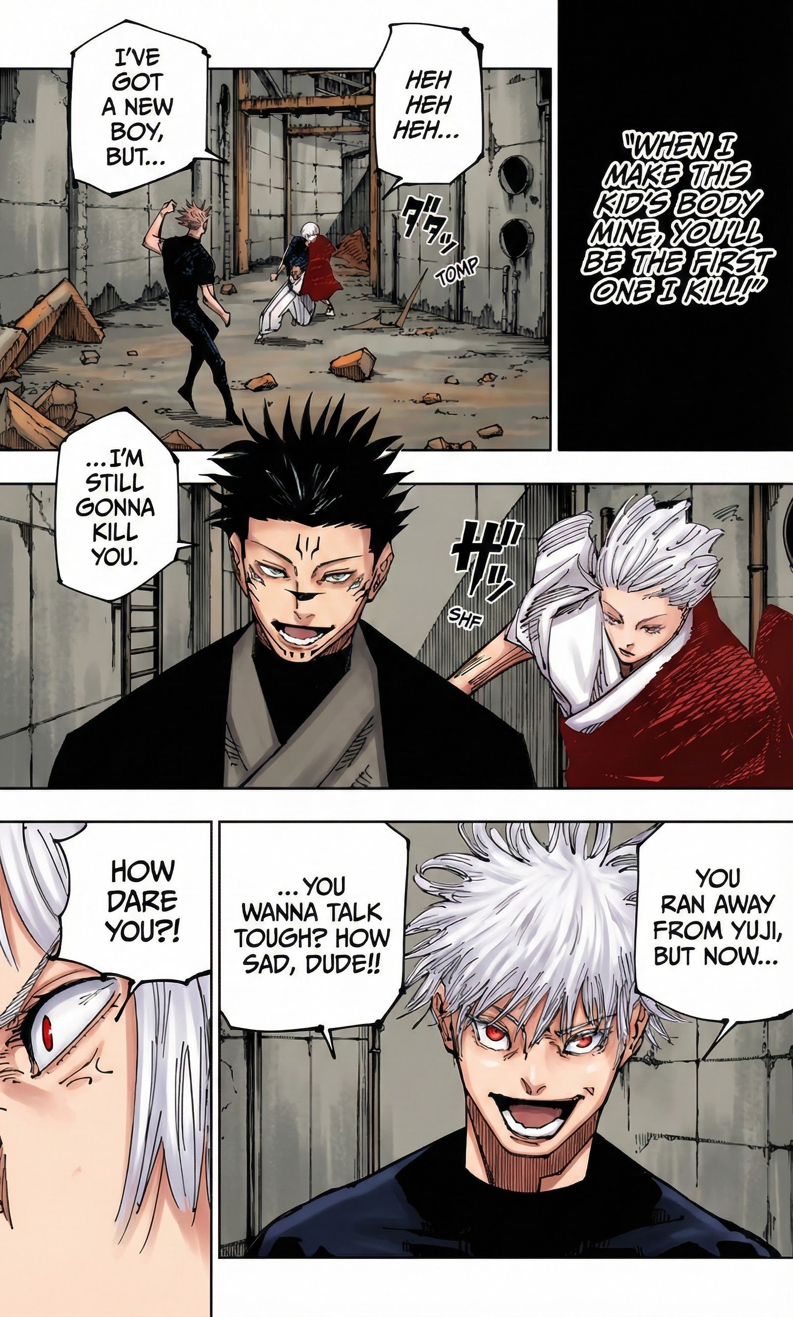 Jujutsu Kaisen Chapter 221 Page 15 - Colored Manga Panel
