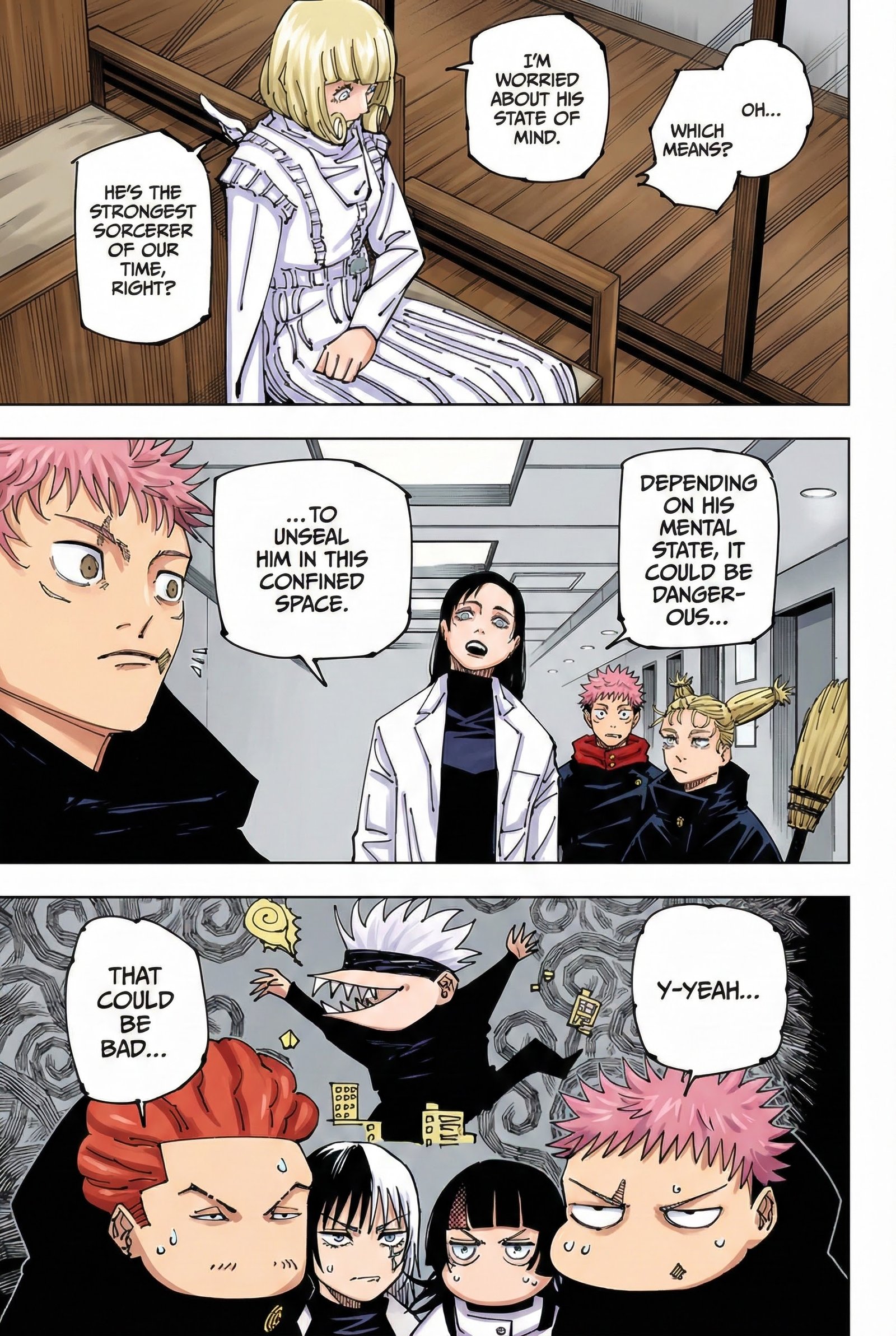 Jujutsu Kaisen Chapter 221 Page 3 - Colored Manga Panel