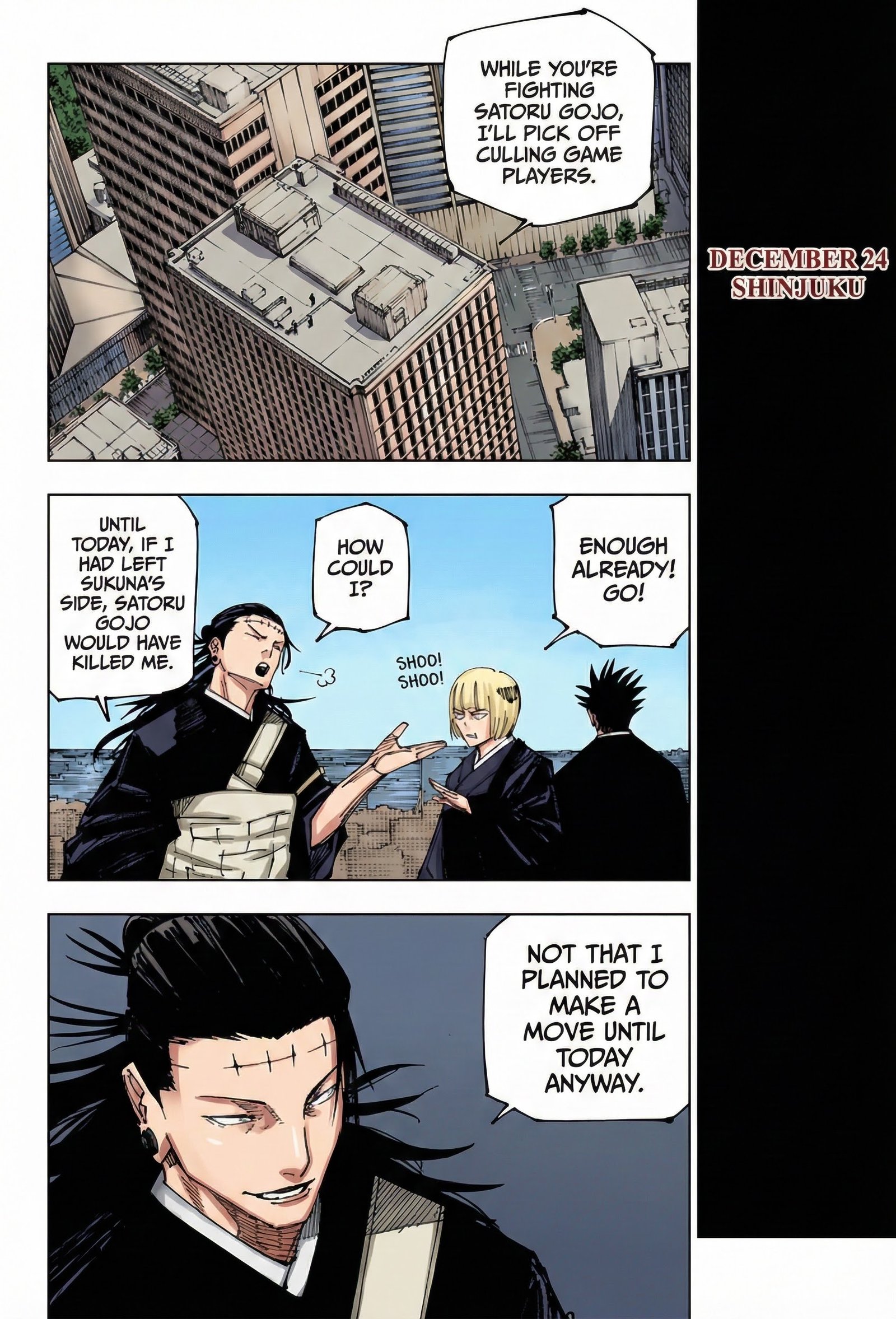 Jujutsu Kaisen Chapter 222 Page 12 - Colored Manga Panel