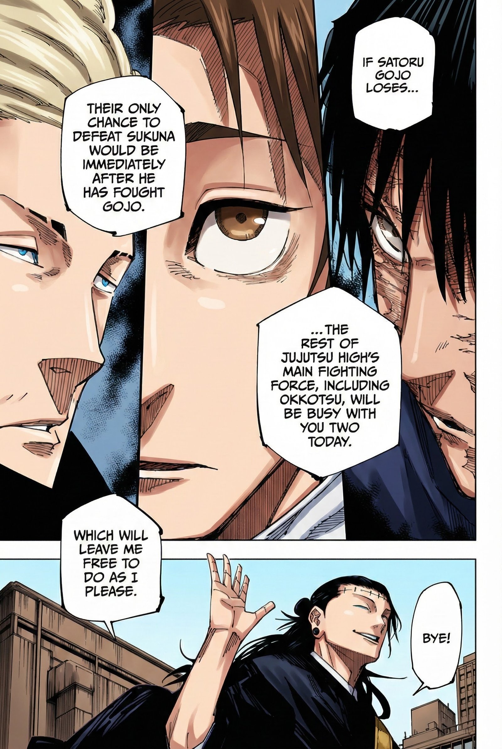 Jujutsu Kaisen Chapter 222 Page 13 - Colored Manga Panel
