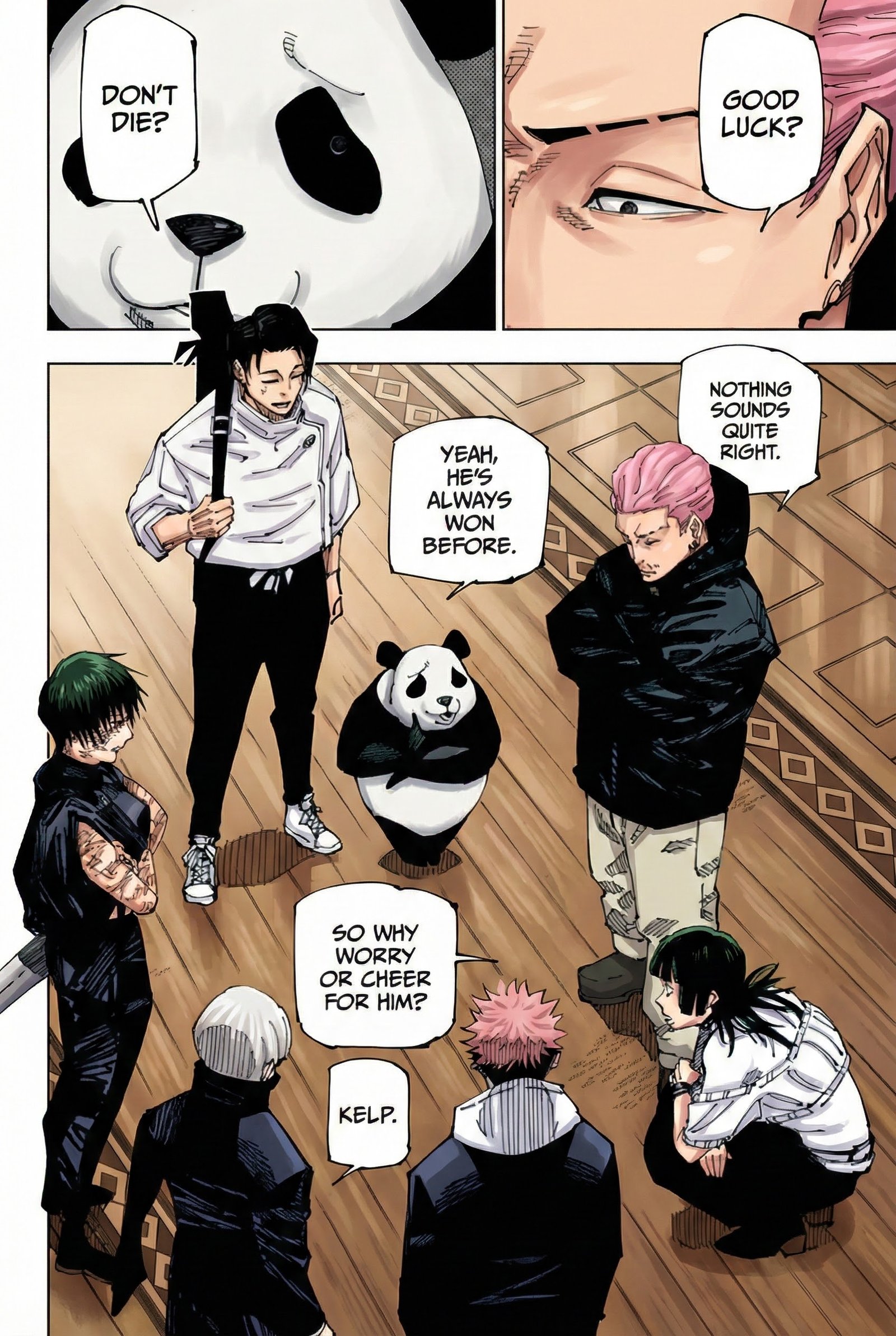 Jujutsu Kaisen Chapter 222 Page 14 - Colored Manga Panel