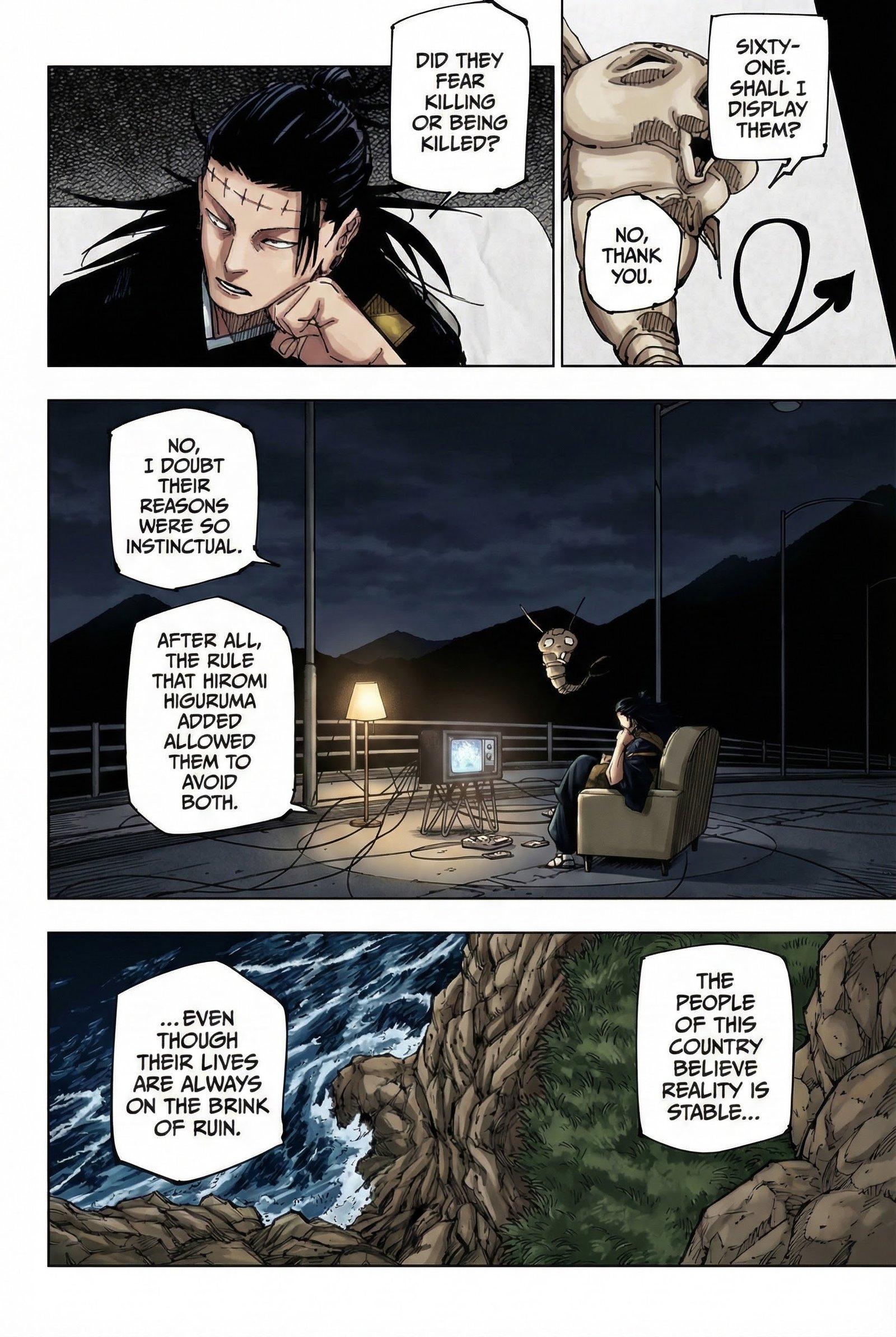 Jujutsu Kaisen Chapter 222 Page 4 - Colored Manga Panel