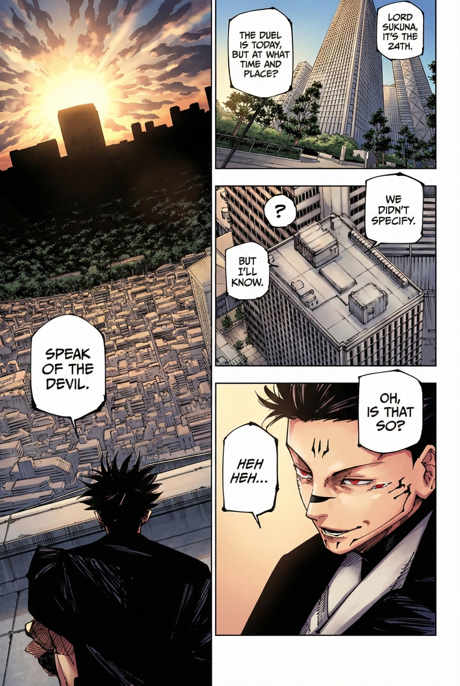Jujutsu Kaisen Chapter 223 Page 2 - Colored Manga Panel