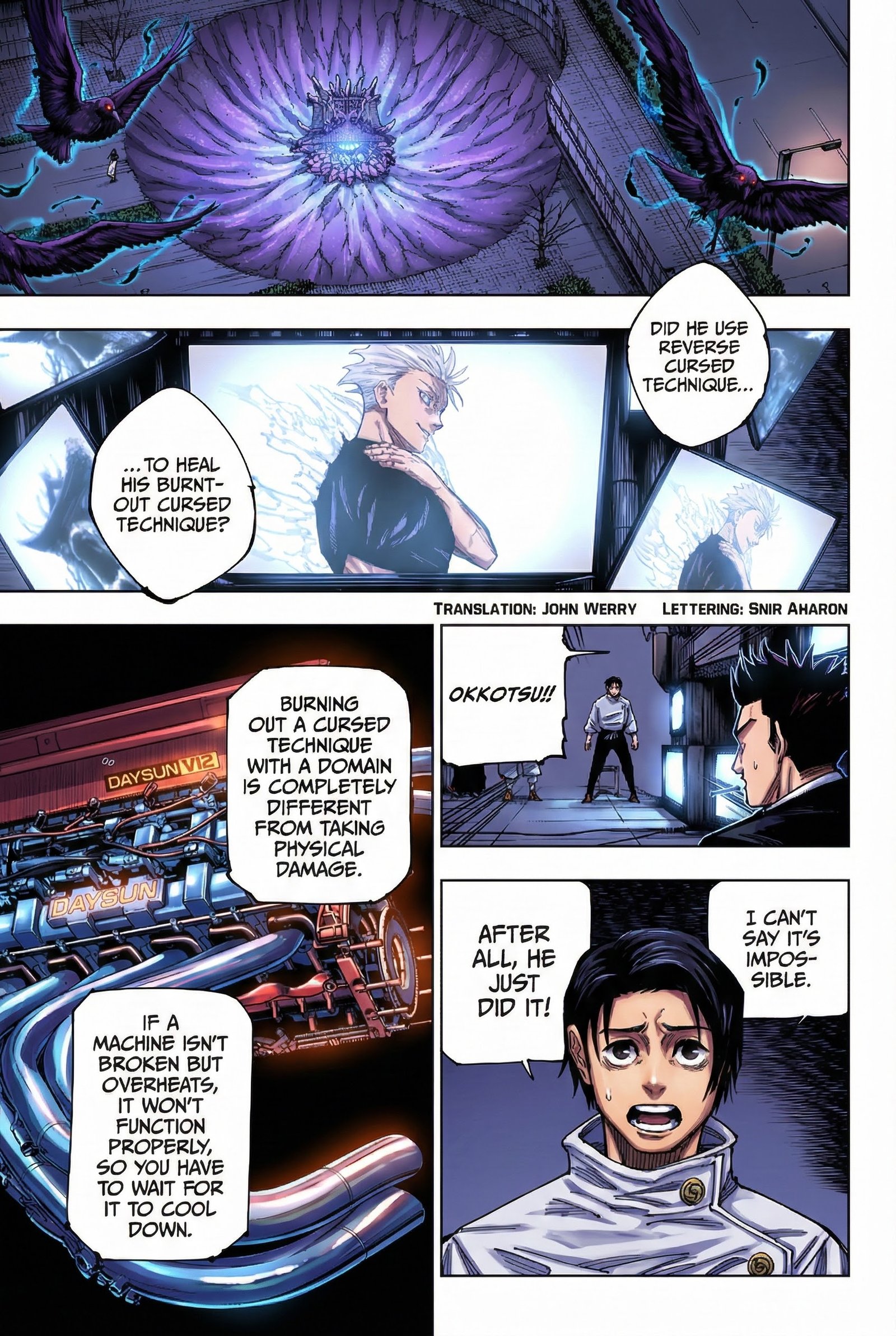 Jujutsu Kaisen Chapter 227 Page 1 - Colored Manga Panel