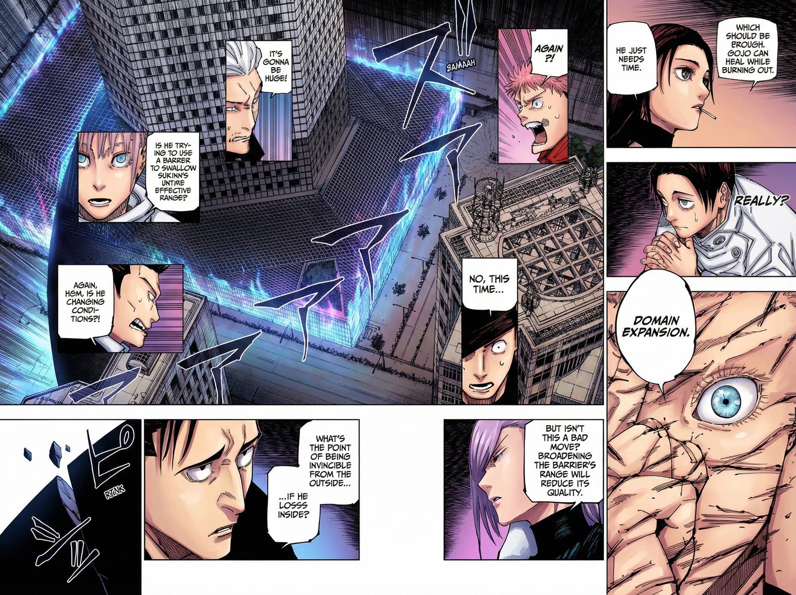 Jujutsu Kaisen Chapter 227 Page 16 - Colored Manga Panel