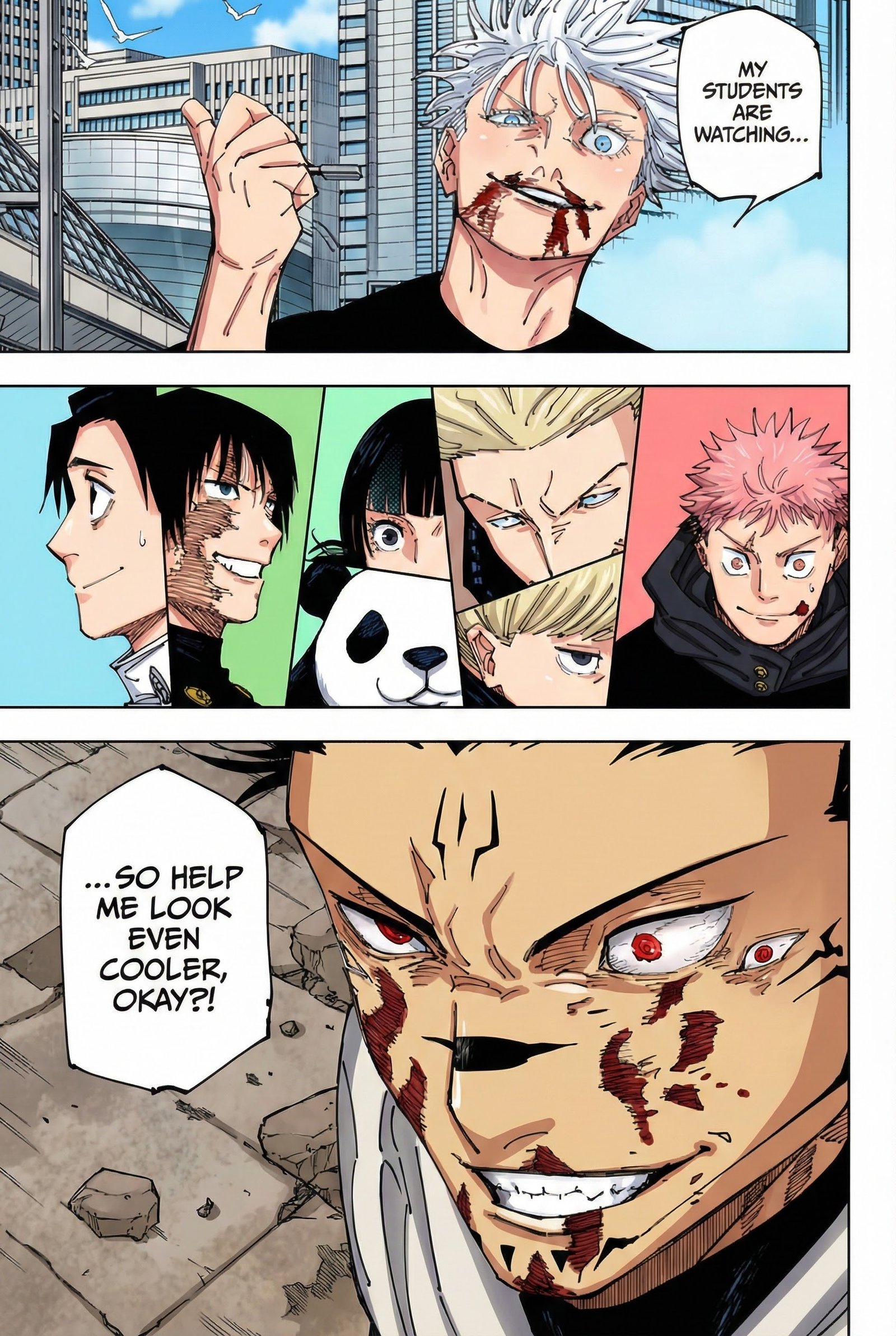 Jujutsu Kaisen Chapter 230 Page 17 - Colored Manga Panel