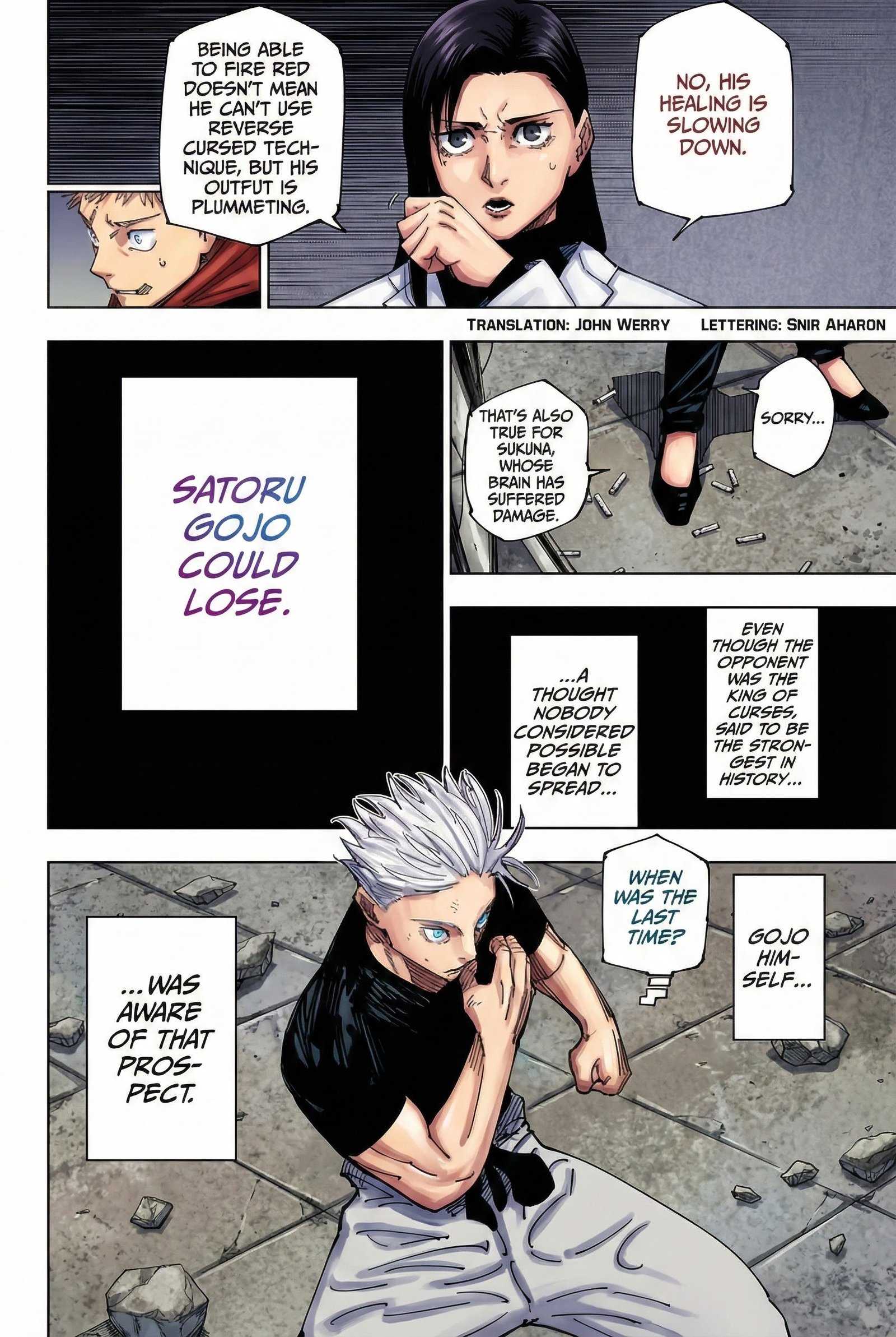 Jujutsu Kaisen Chapter 233 Page 2 - Colored Manga Panel