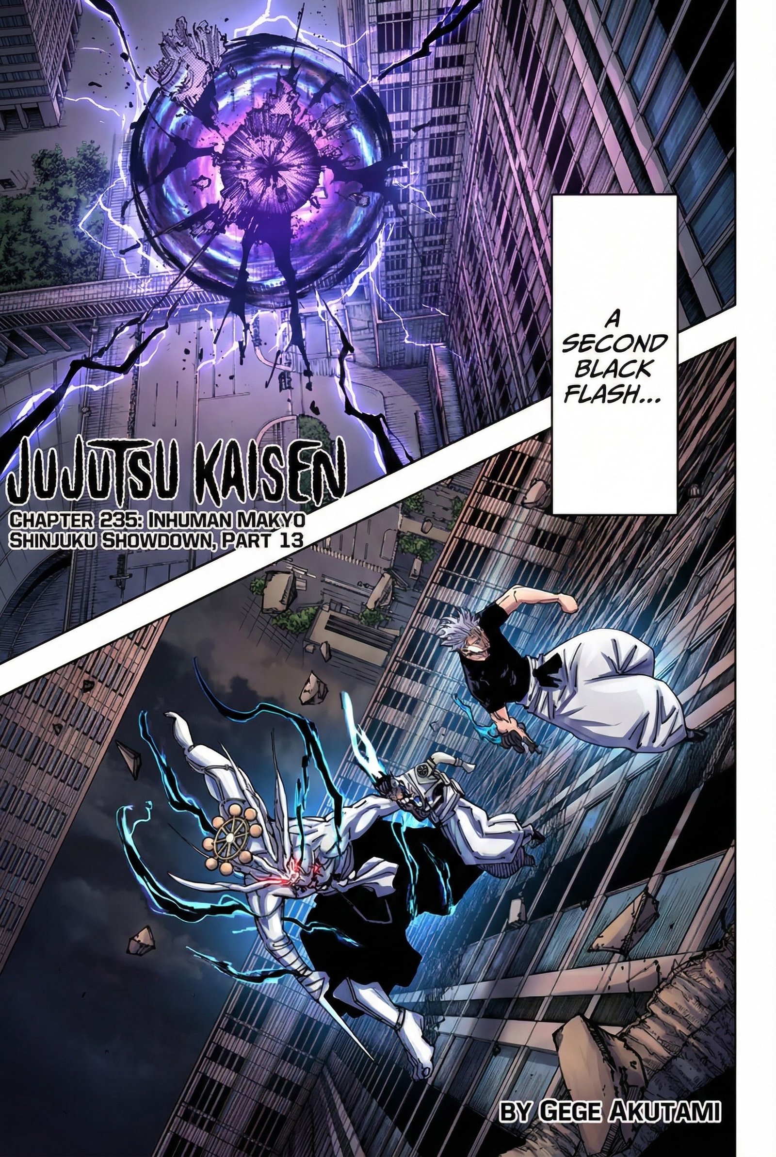 Jujutsu Kaisen Chapter 235 Page 1 - Colored Manga Panel