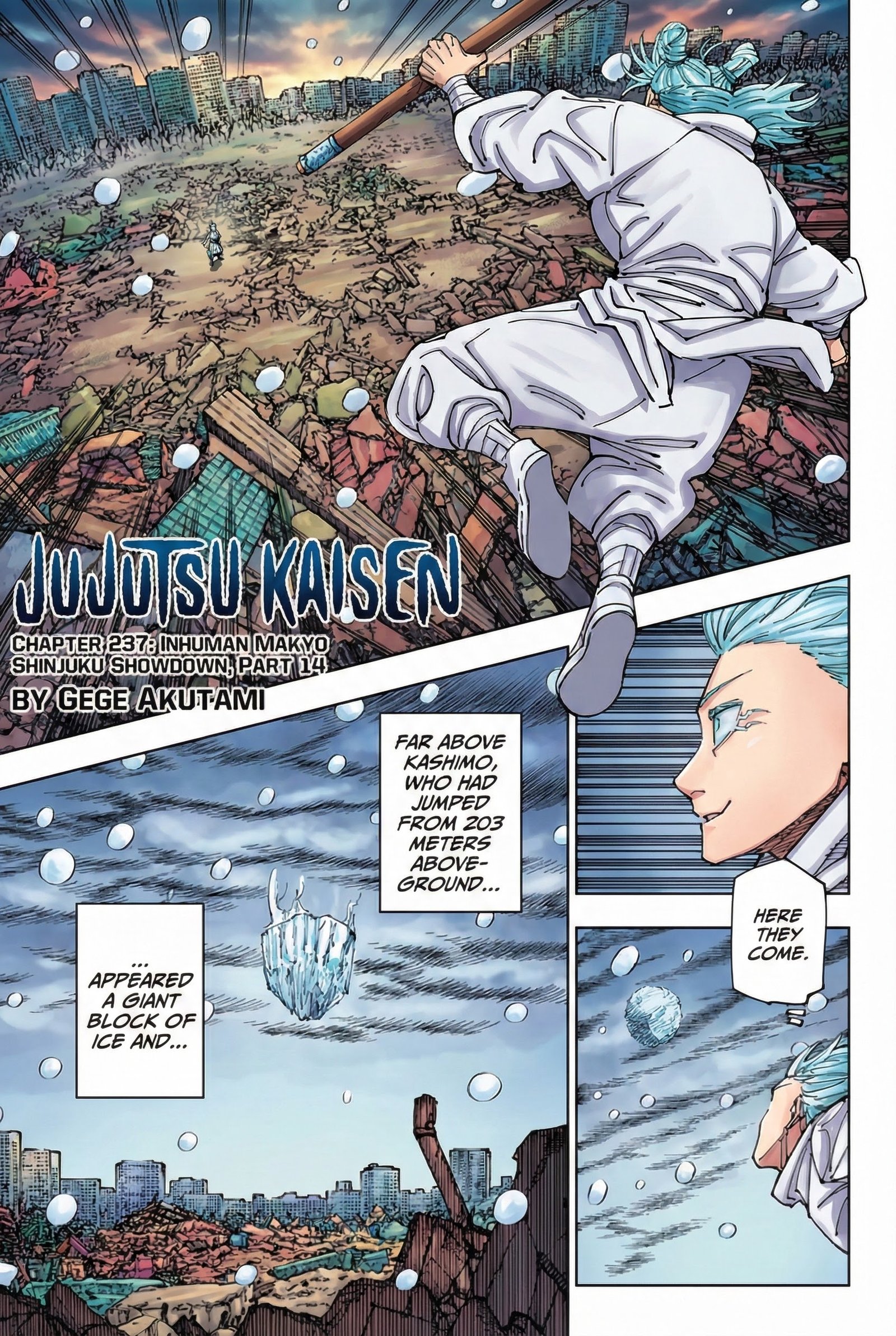 Jujutsu Kaisen Chapter 237 Page 1 - Colored Manga Panel