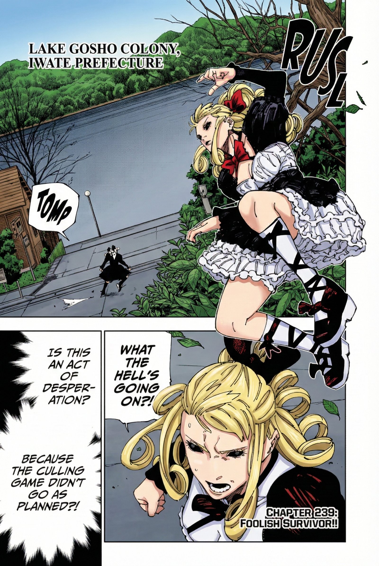 Jujutsu Kaisen Chapter 239 Page 1 - Colored Manga Panel