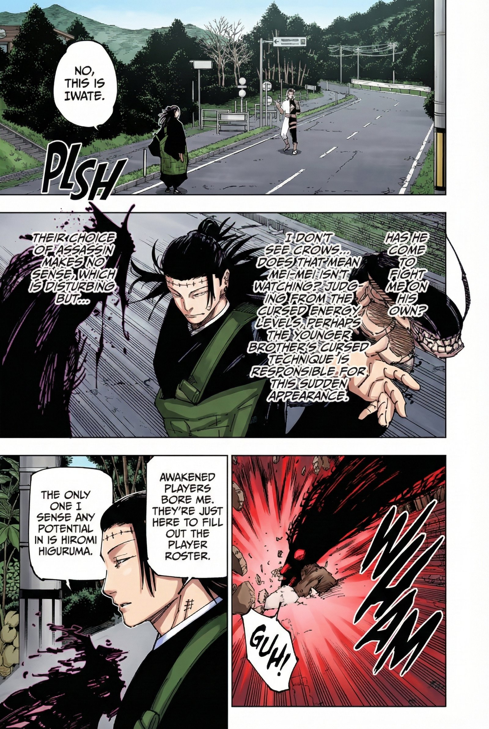 Jujutsu Kaisen Chapter 239 Page 16 - Colored Manga Panel