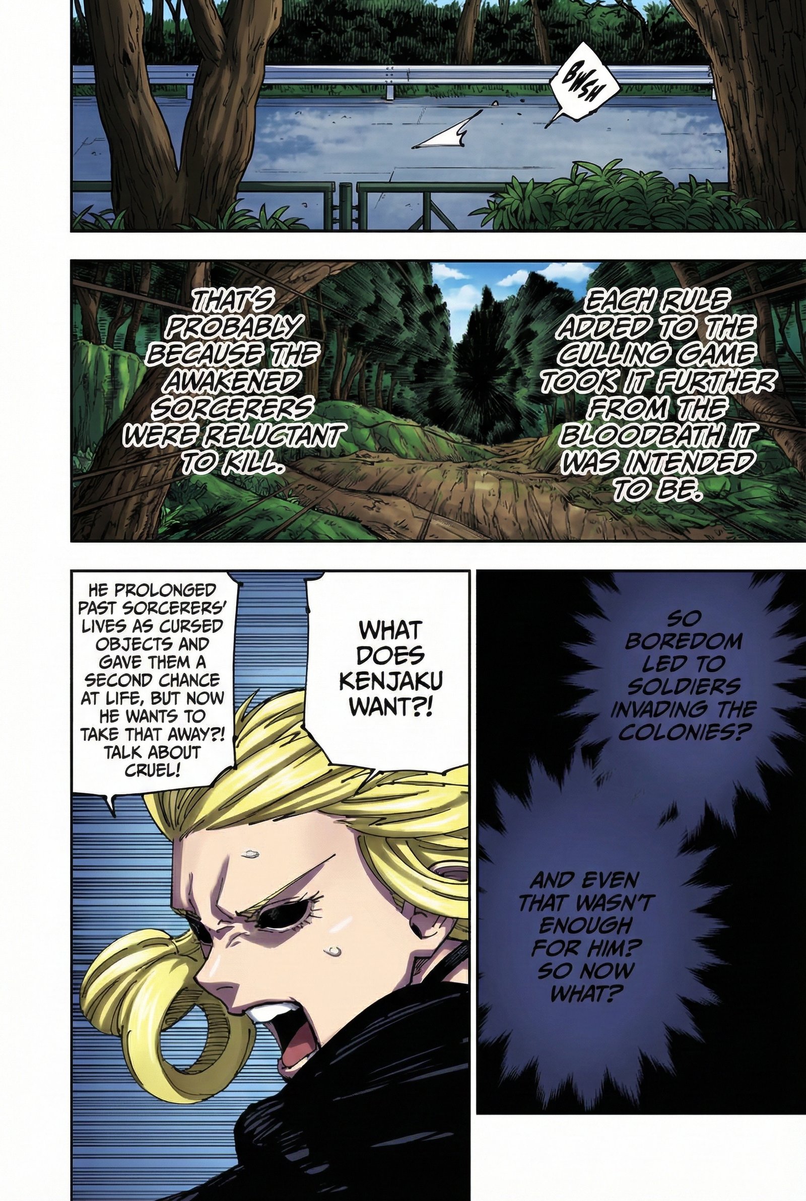 Jujutsu Kaisen Chapter 239 Page 2 - Colored Manga Panel