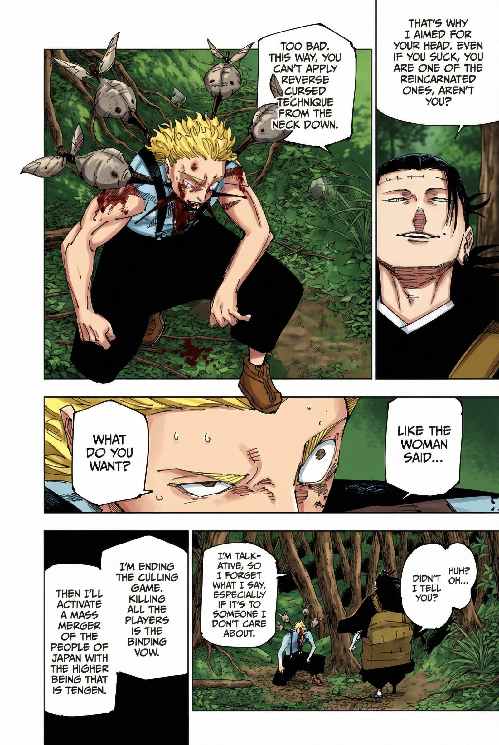 Jujutsu Kaisen Chapter 239 Page 5 - Colored Manga Panel