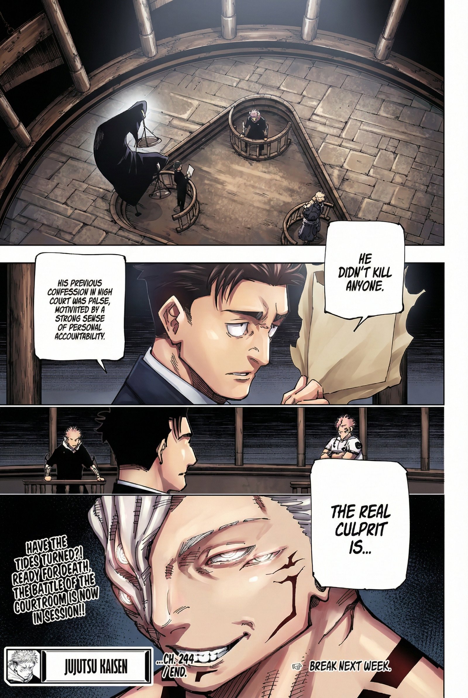 Jujutsu Kaisen Chapter 244 Page 18 - Colored Manga Panel