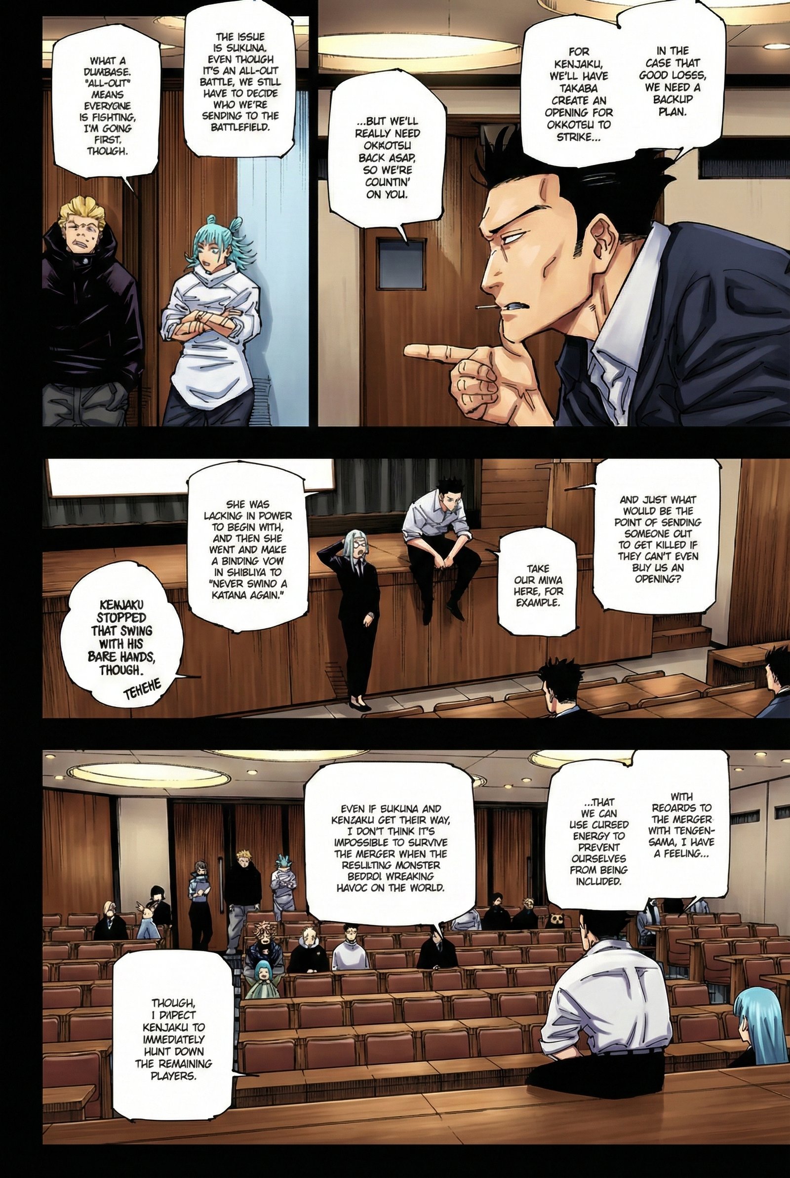 Jujutsu Kaisen Chapter 244 Page 2 - Colored Manga Panel