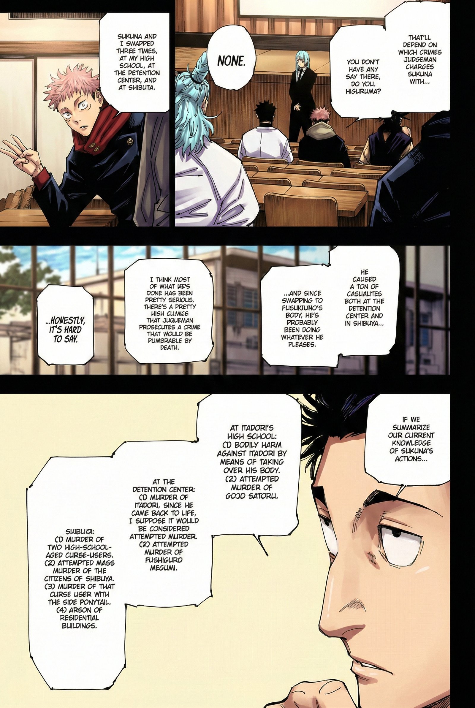 Jujutsu Kaisen Chapter 244 Page 5 - Colored Manga Panel