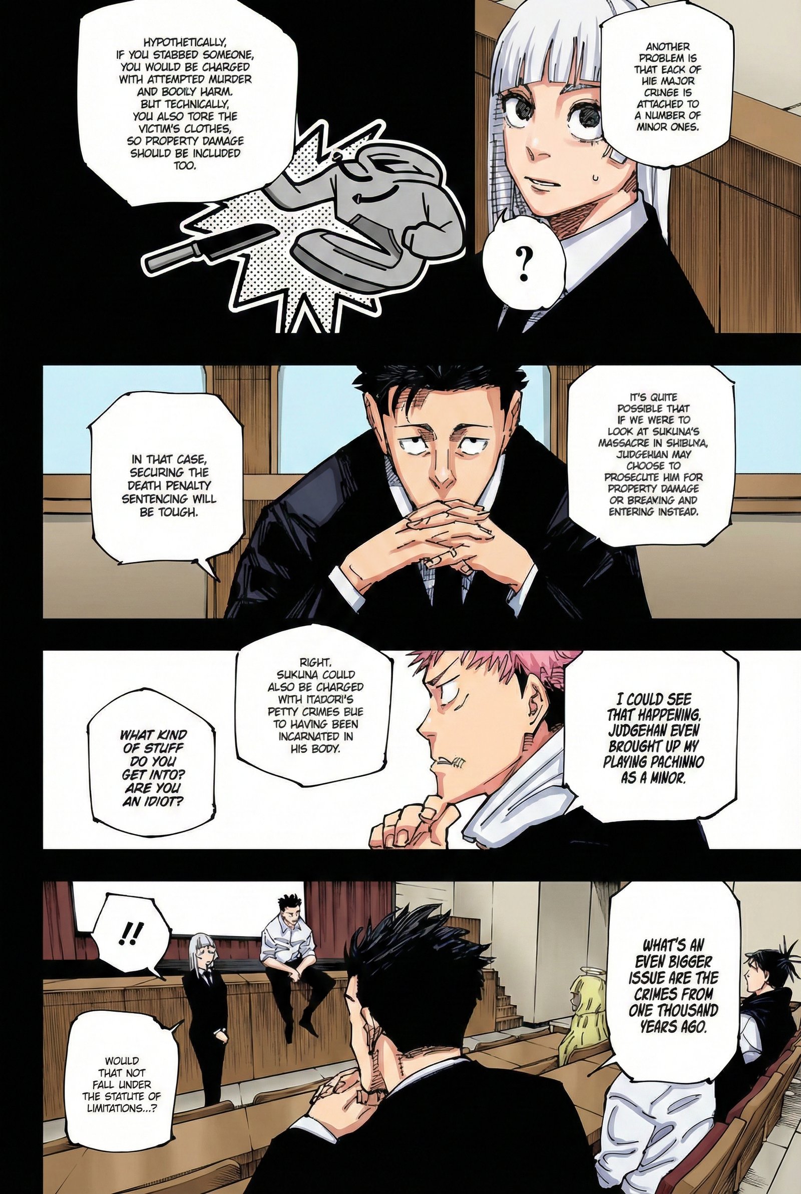 Jujutsu Kaisen Chapter 244 Page 7 - Colored Manga Panel