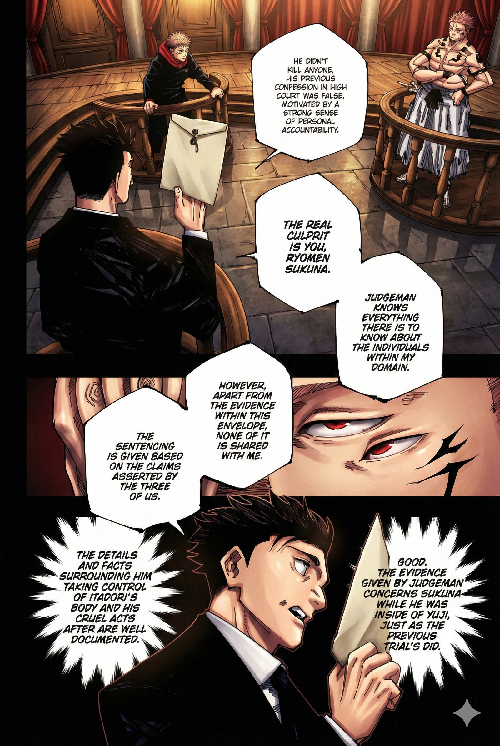 Jujutsu Kaisen Chapter 245 Page 12 - Colored Manga Panel