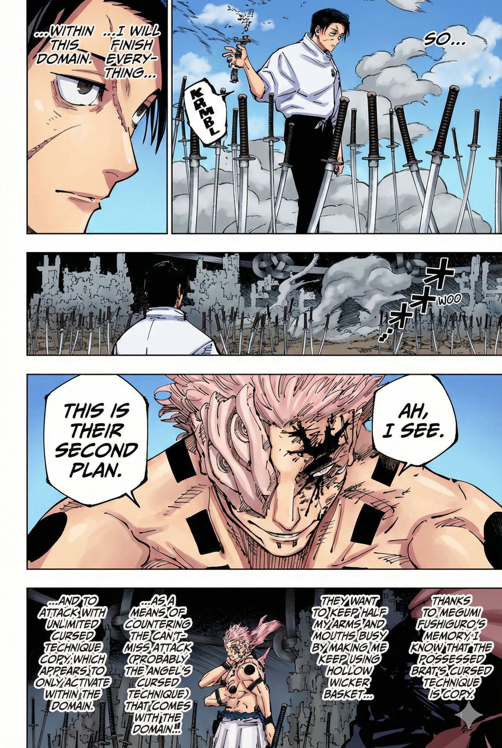 Jujutsu Kaisen Chapter 249 Page 18 - Colored Manga Panel