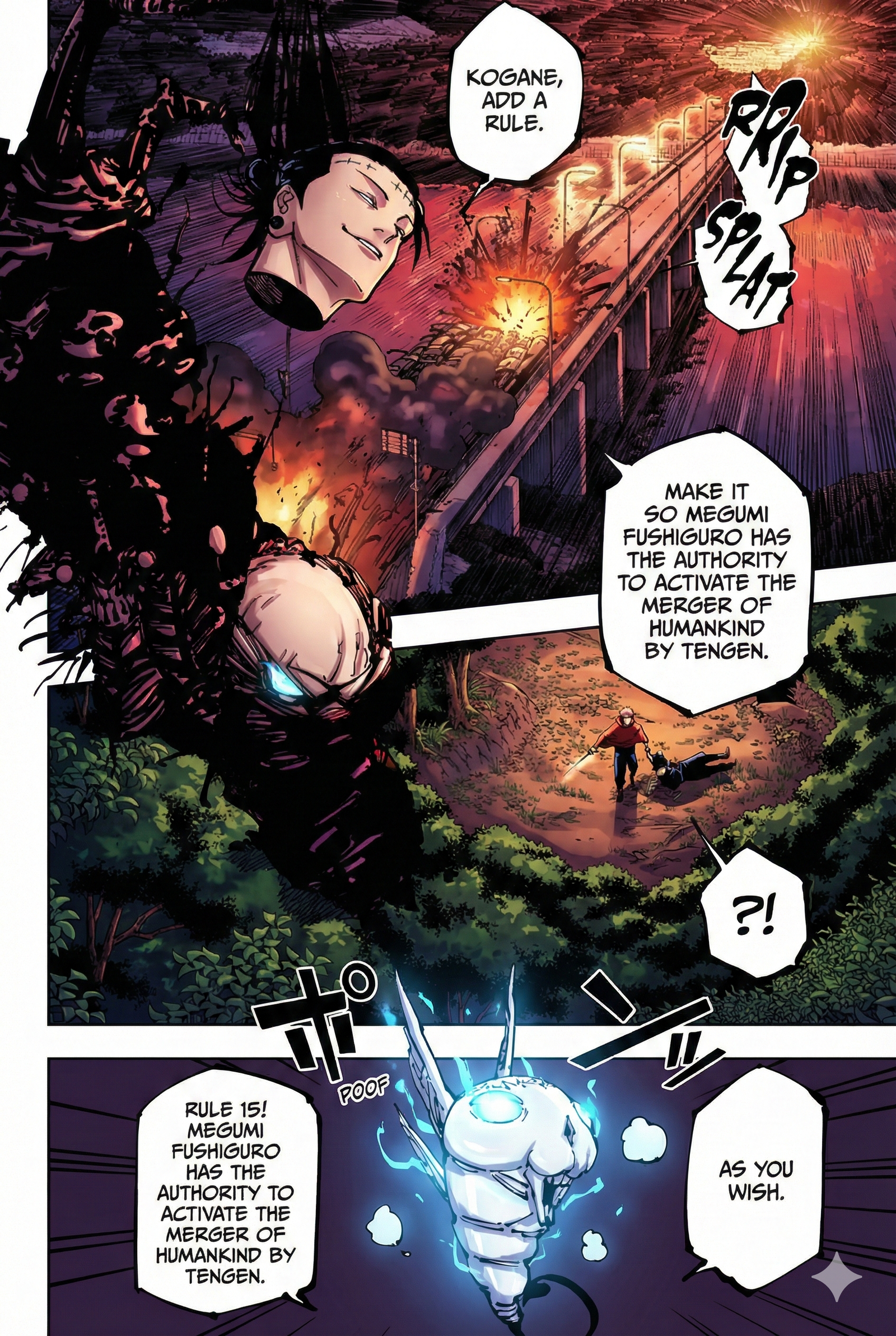 Jujutsu Kaisen Chapter 249 Page 4 - Colored Manga Panel