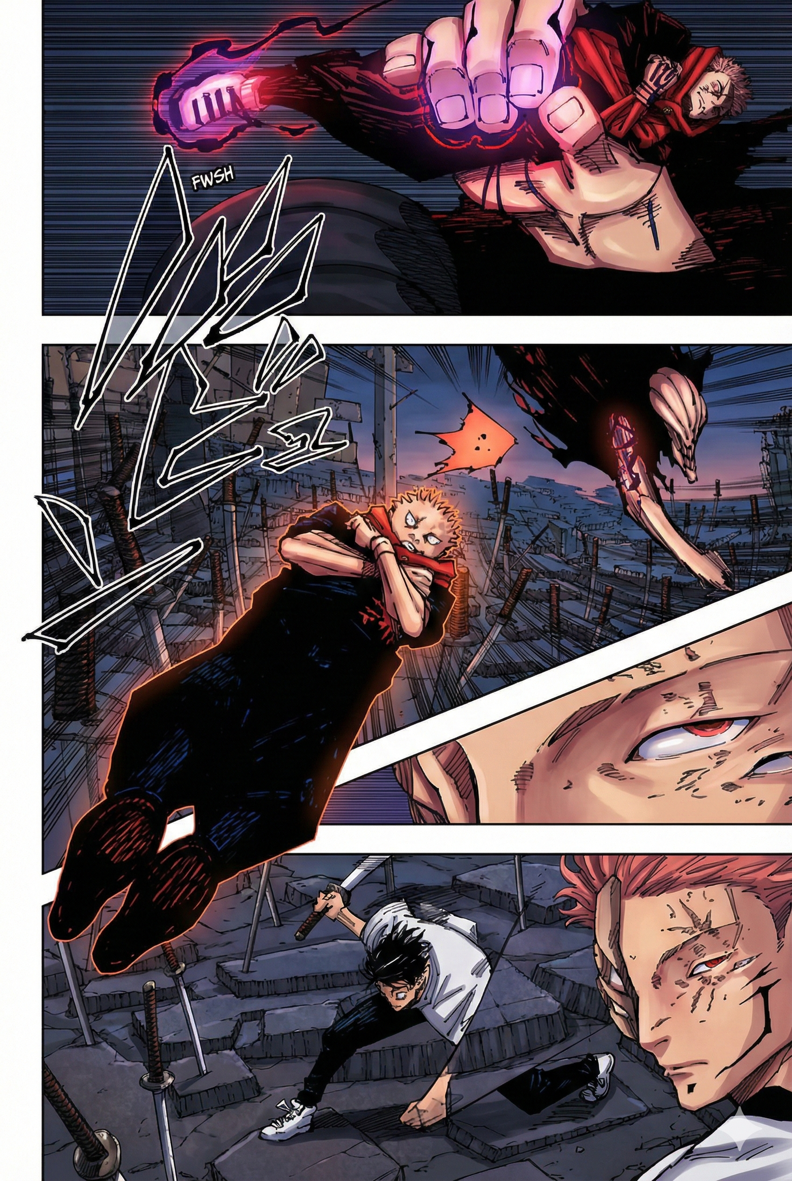 Jujutsu Kaisen Chapter 250 Page 6 - Colored Manga Panel