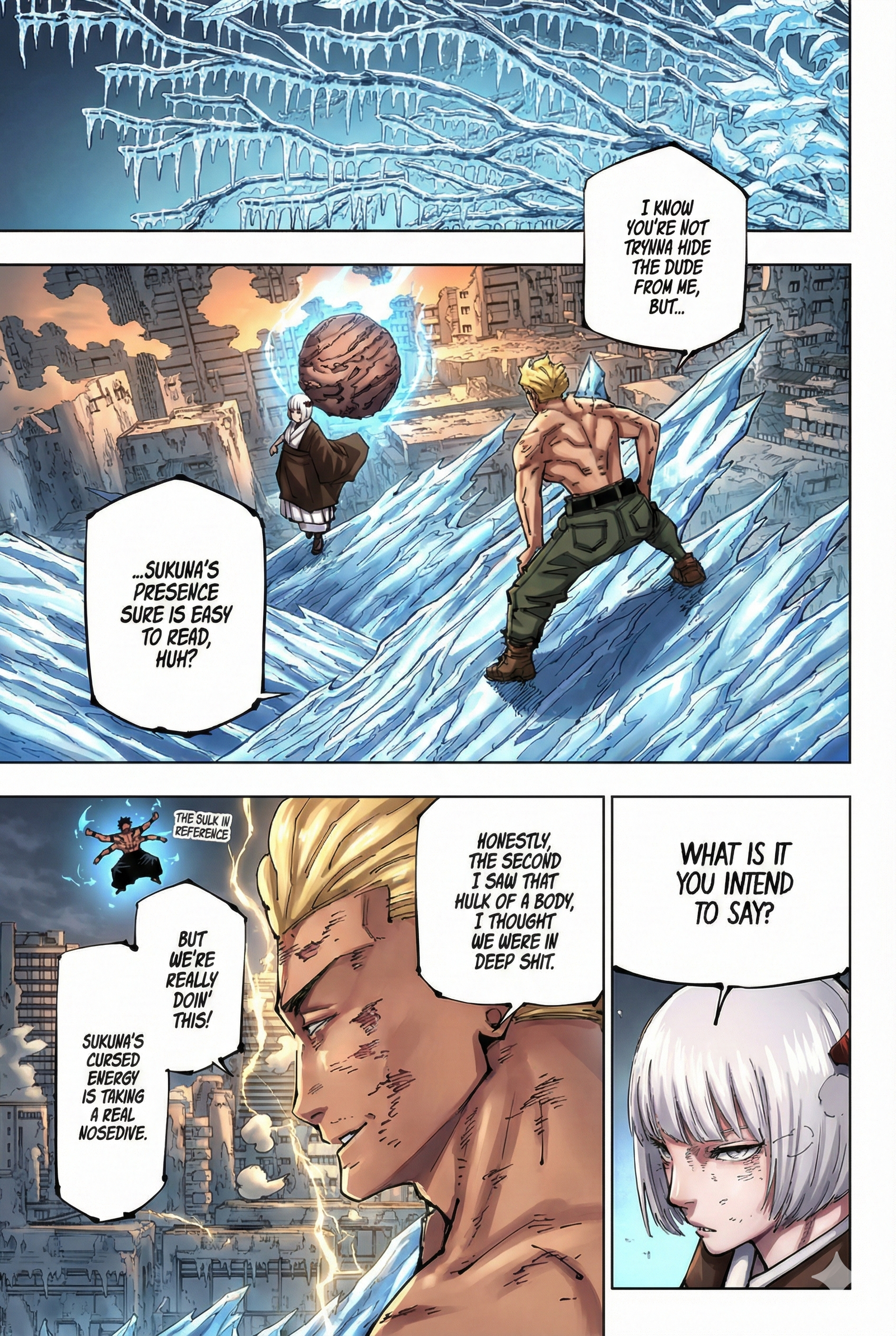 Jujutsu Kaisen Chapter 252 Page 16 - Colored Manga Panel