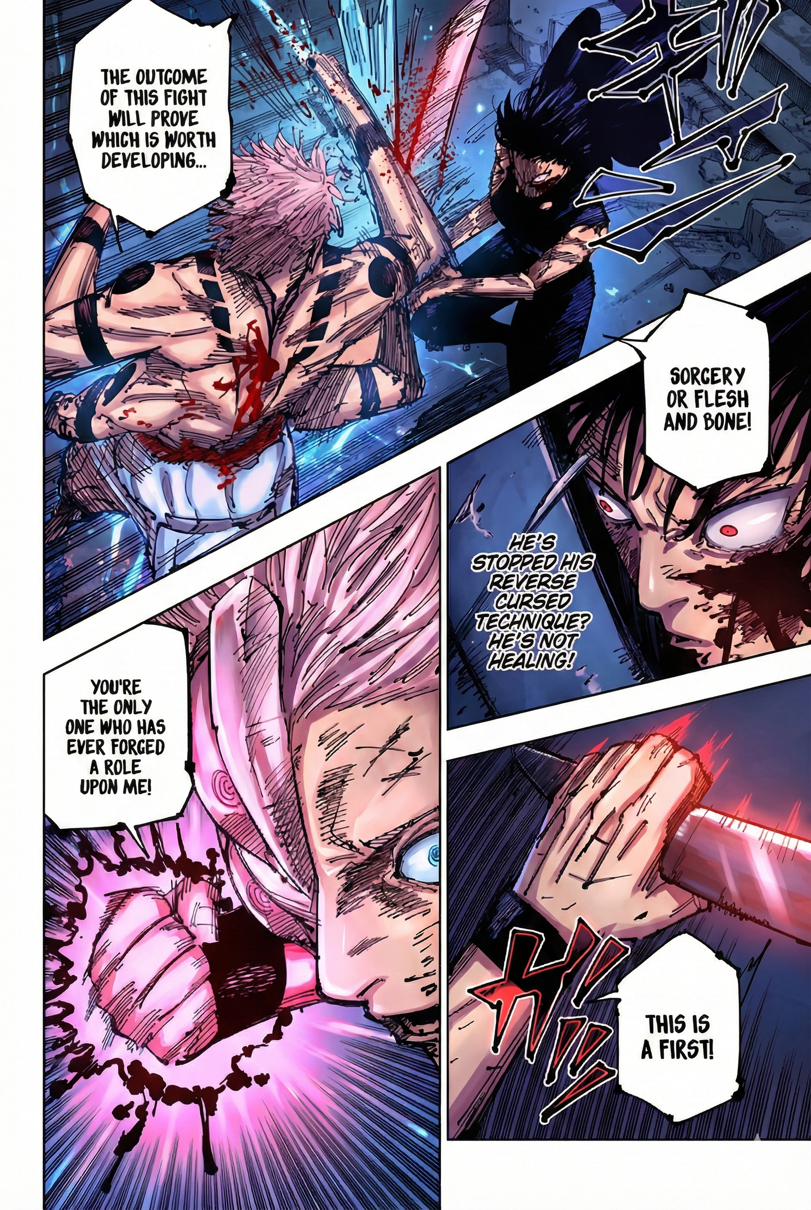 Jujutsu Kaisen Chapter 253 Page 1 - Colored Manga Panel