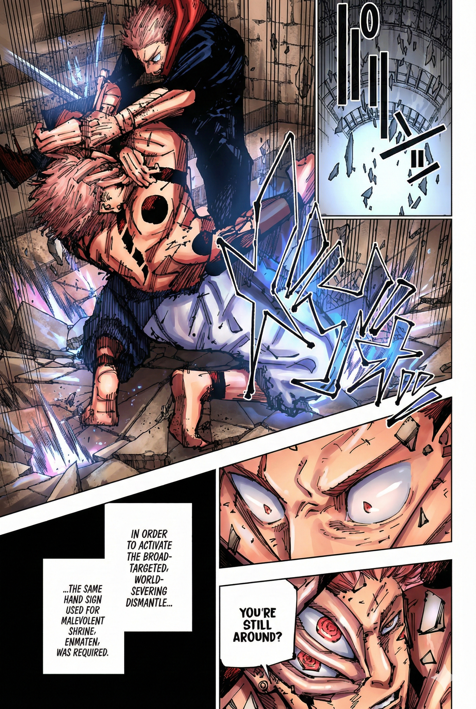 Jujutsu Kaisen Chapter 255 Page 15 - Colored Manga Panel
