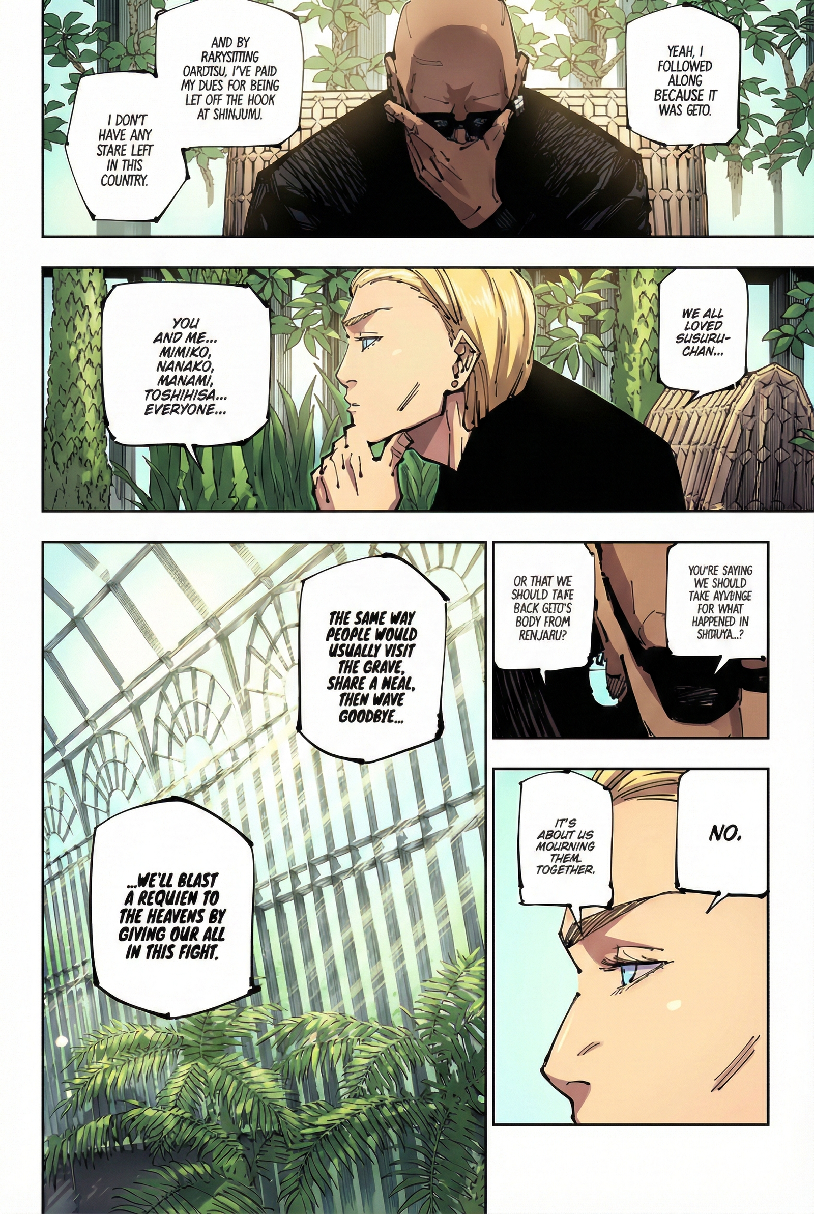 Jujutsu Kaisen Chapter 255 Page 4 - Colored Manga Panel