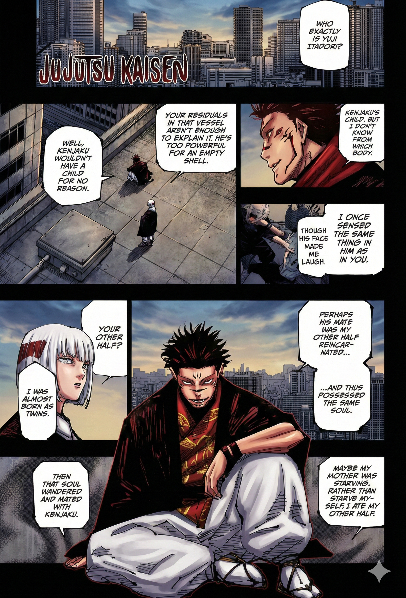 Jujutsu Kaisen Chapter 257 Page 1 - Colored Manga Panel