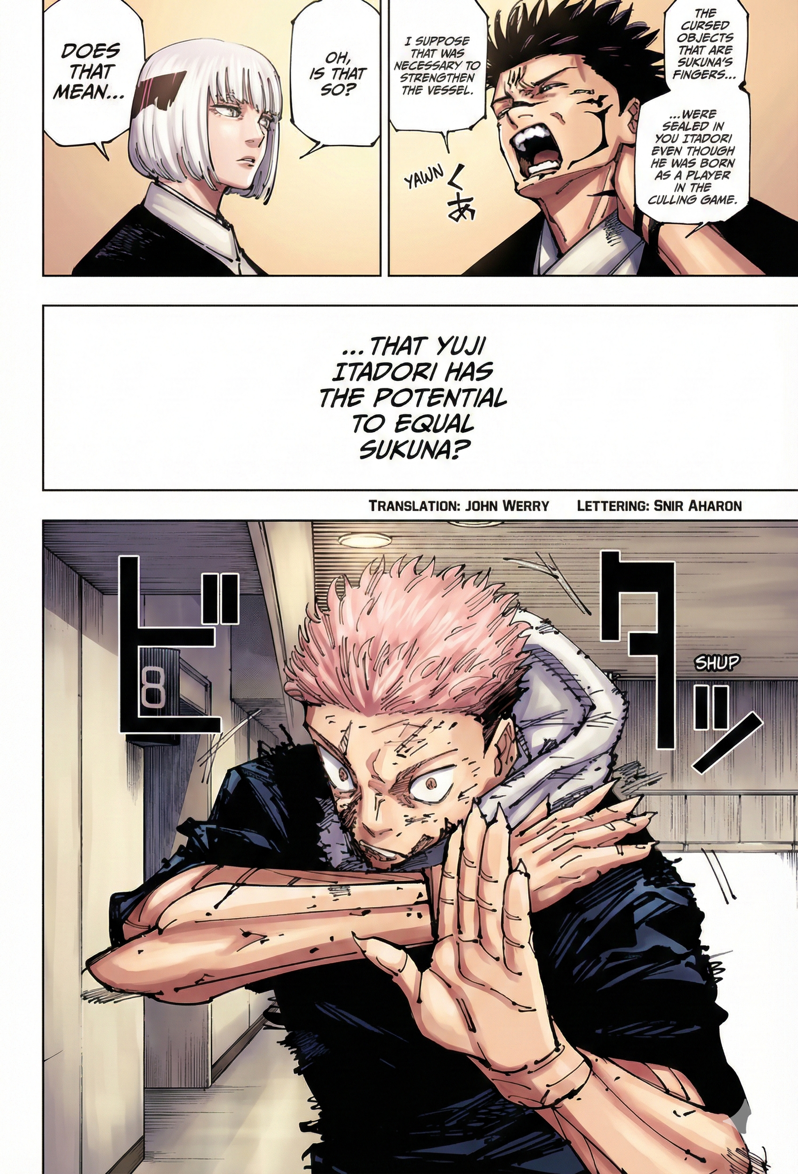 Jujutsu Kaisen Chapter 257 Page 2 - Colored Manga Panel