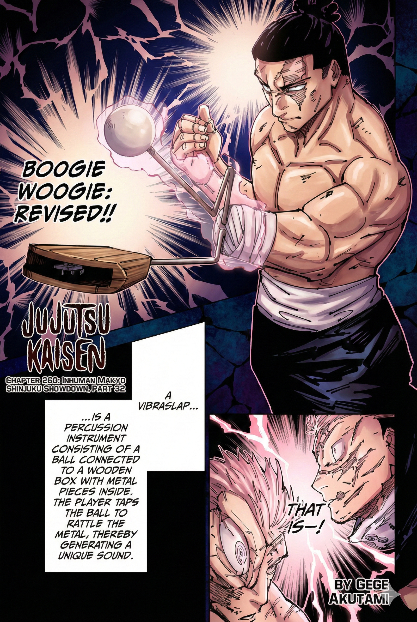 Jujutsu Kaisen Chapter 260 Page 1 - Colored Manga Panel