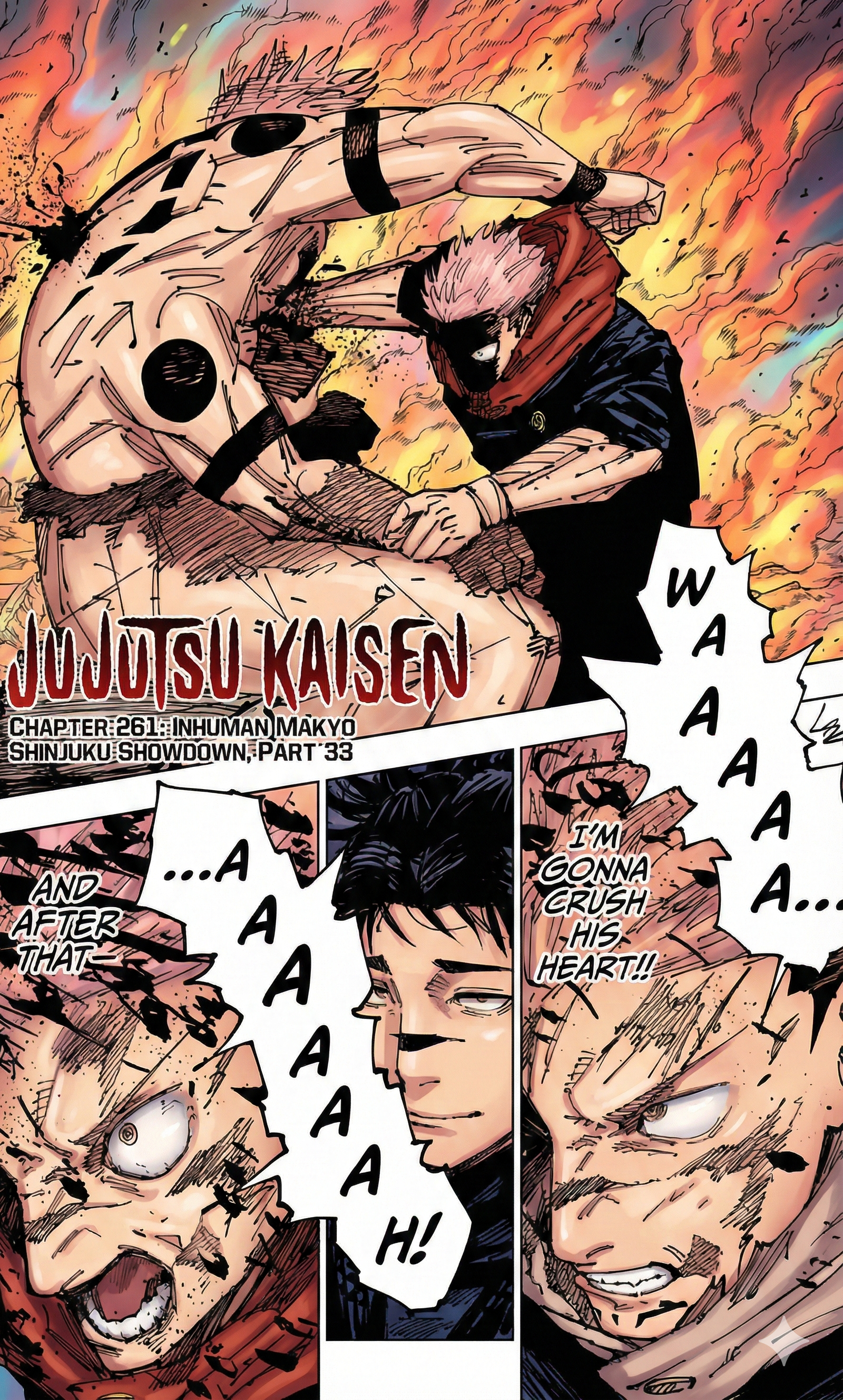 Jujutsu Kaisen Chapter 261 Page 1 - Colored Manga Panel