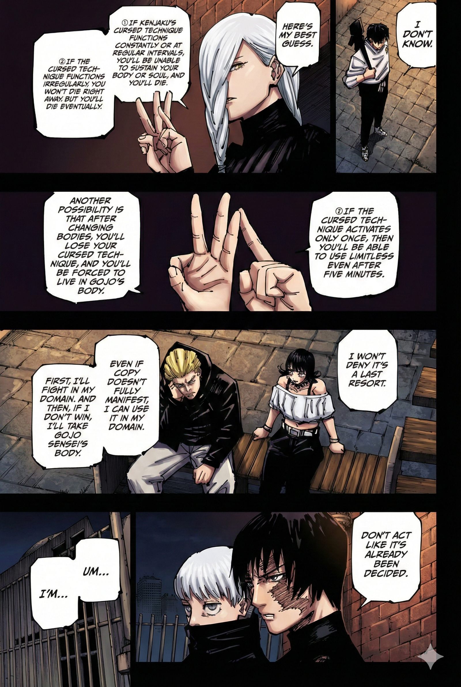 Jujutsu Kaisen Chapter 261 Page 5 - Colored Manga Panel