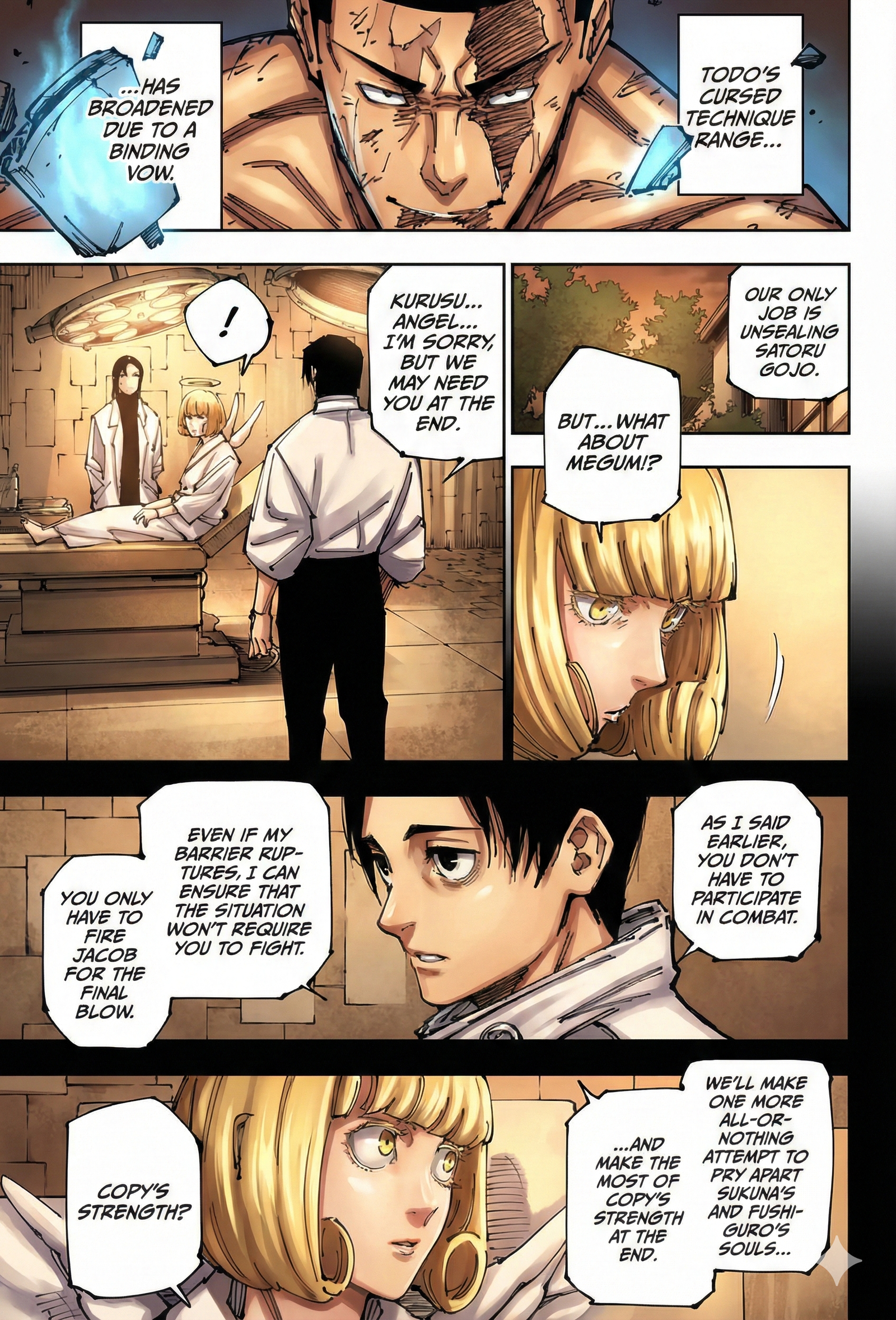 Jujutsu Kaisen Chapter 263 Page 17 - Colored Manga Panel