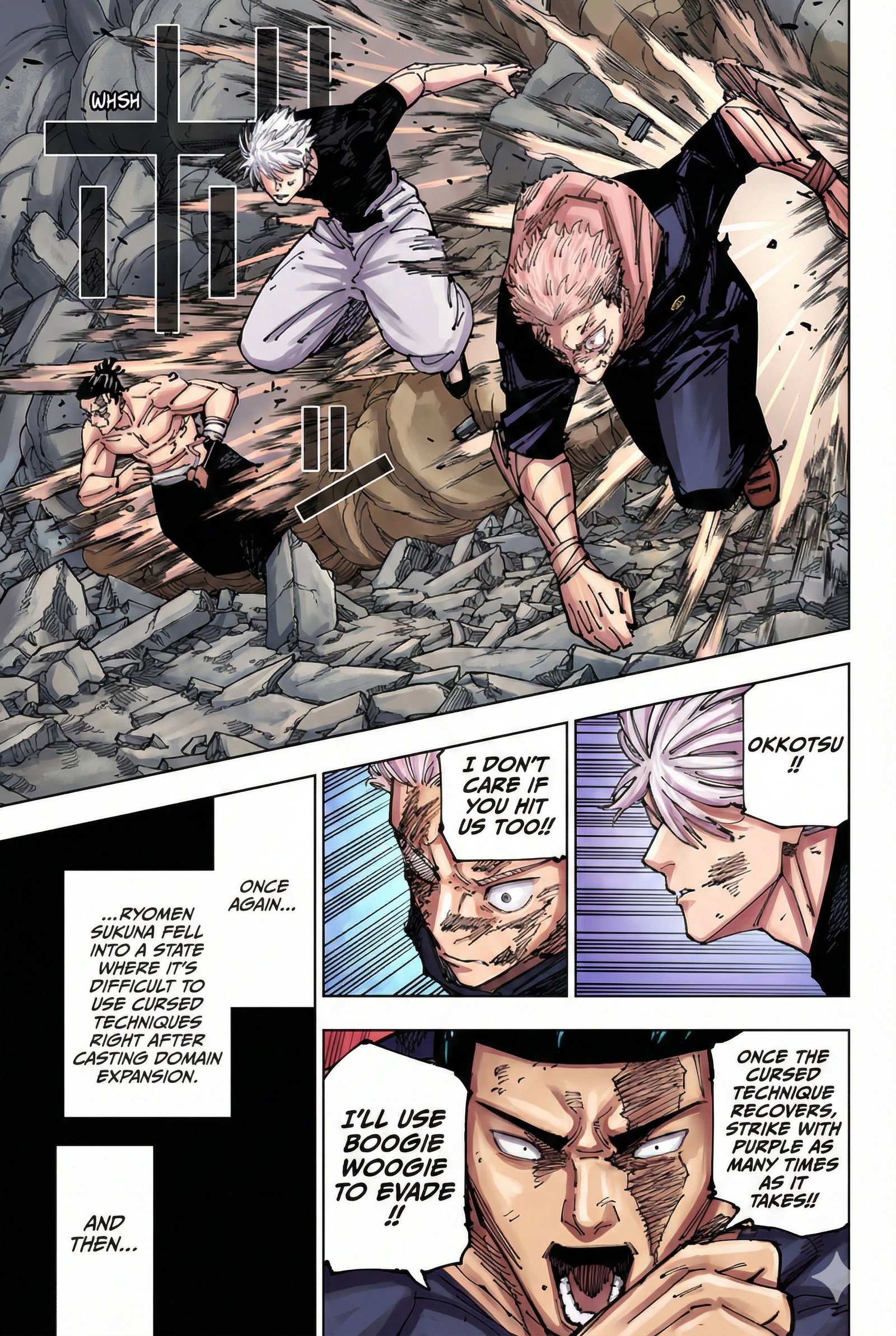 Jujutsu Kaisen Chapter 263 Page 3 - Colored Manga Panel