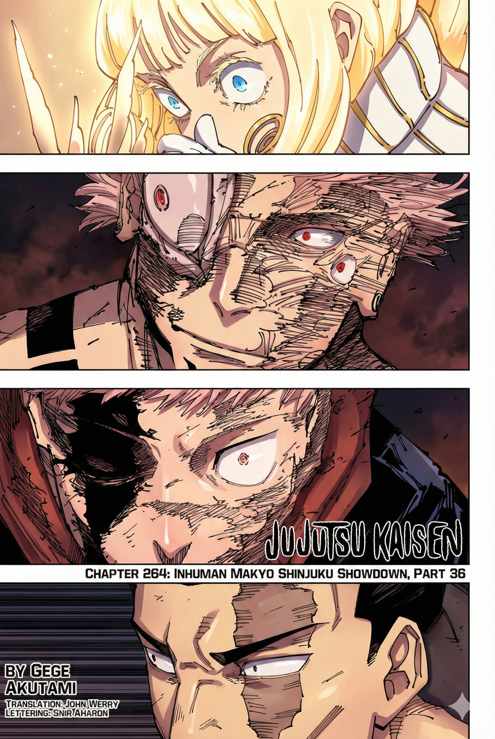 Jujutsu Kaisen Chapter 264 Page 1 - Colored Manga Panel
