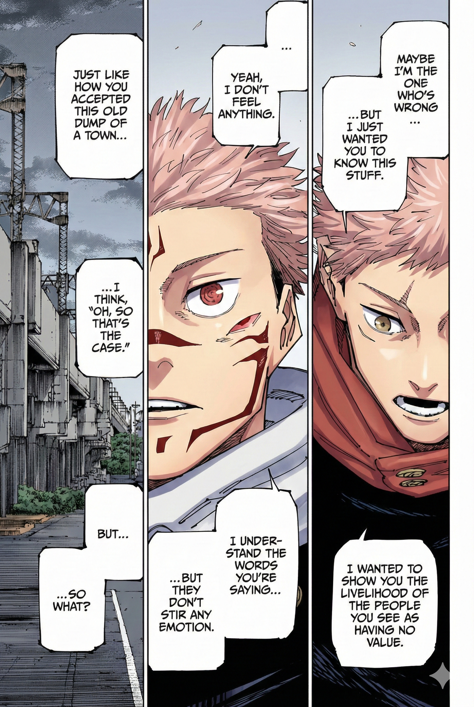 Jujutsu Kaisen Chapter 265 Page 15 - Colored Manga Panel