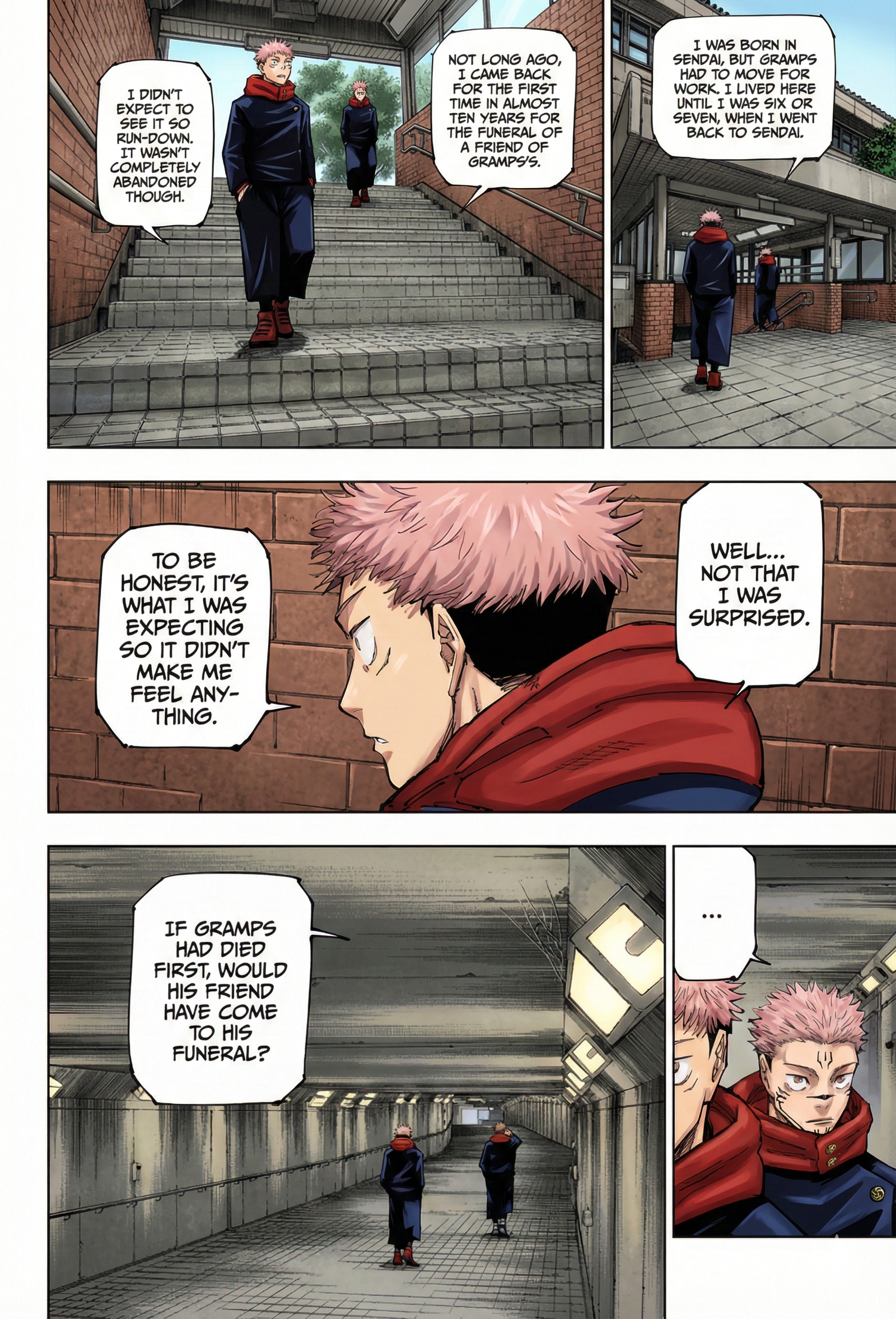 Jujutsu Kaisen Chapter 265 Page 2 - Colored Manga Panel