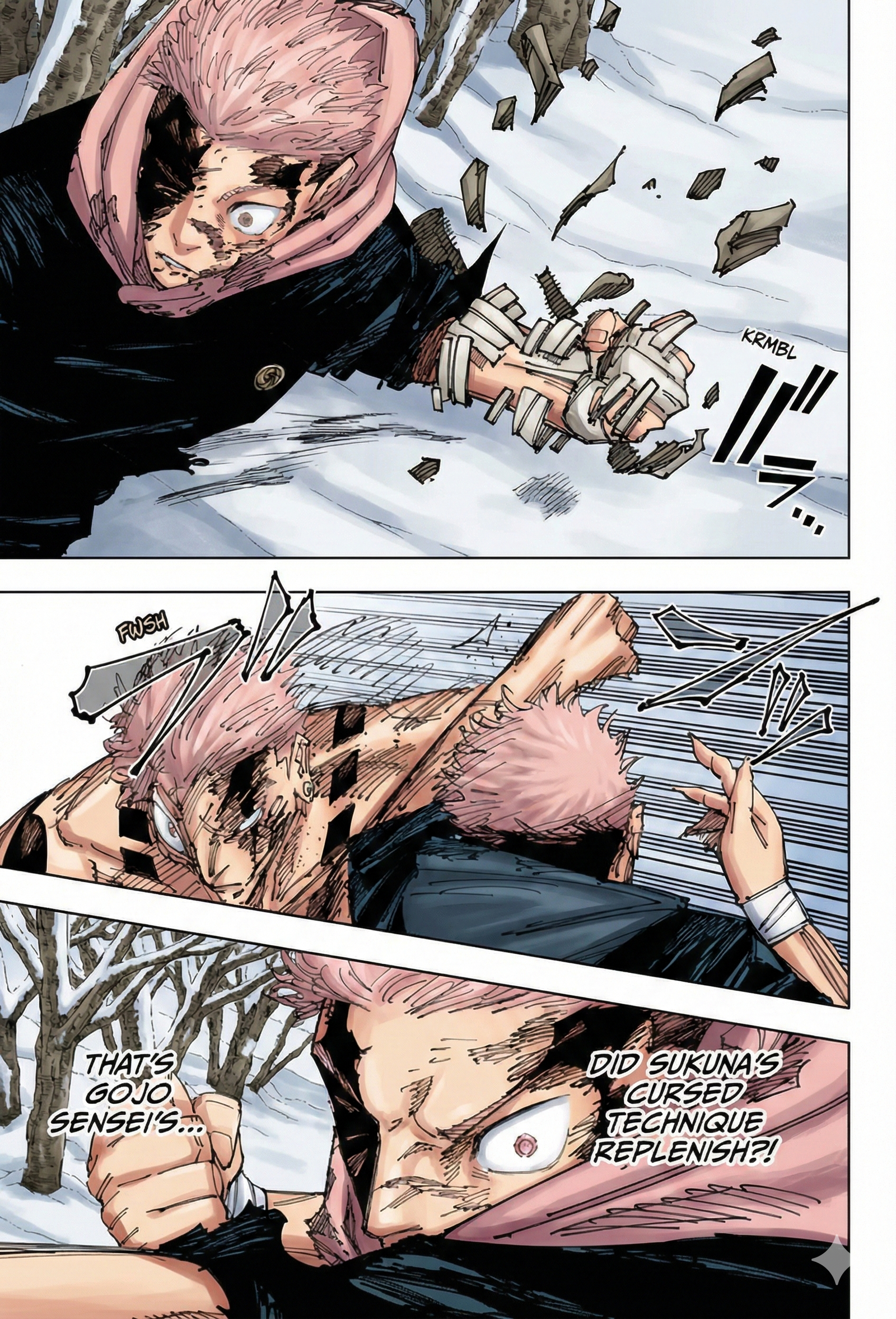 Jujutsu Kaisen Chapter 266 Page 17 - Colored Manga Panel