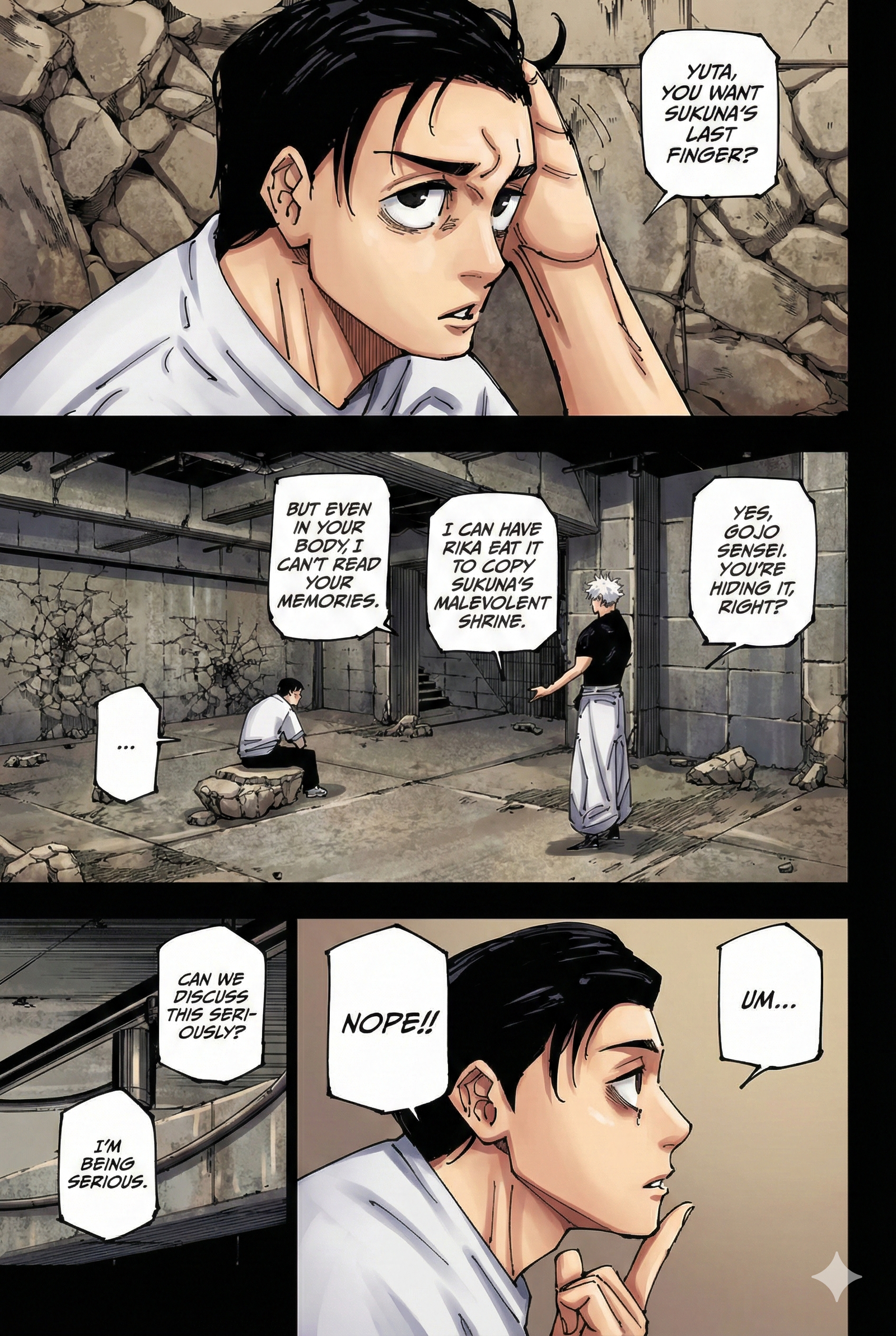 Jujutsu Kaisen Chapter 267 Page 1 - Colored Manga Panel