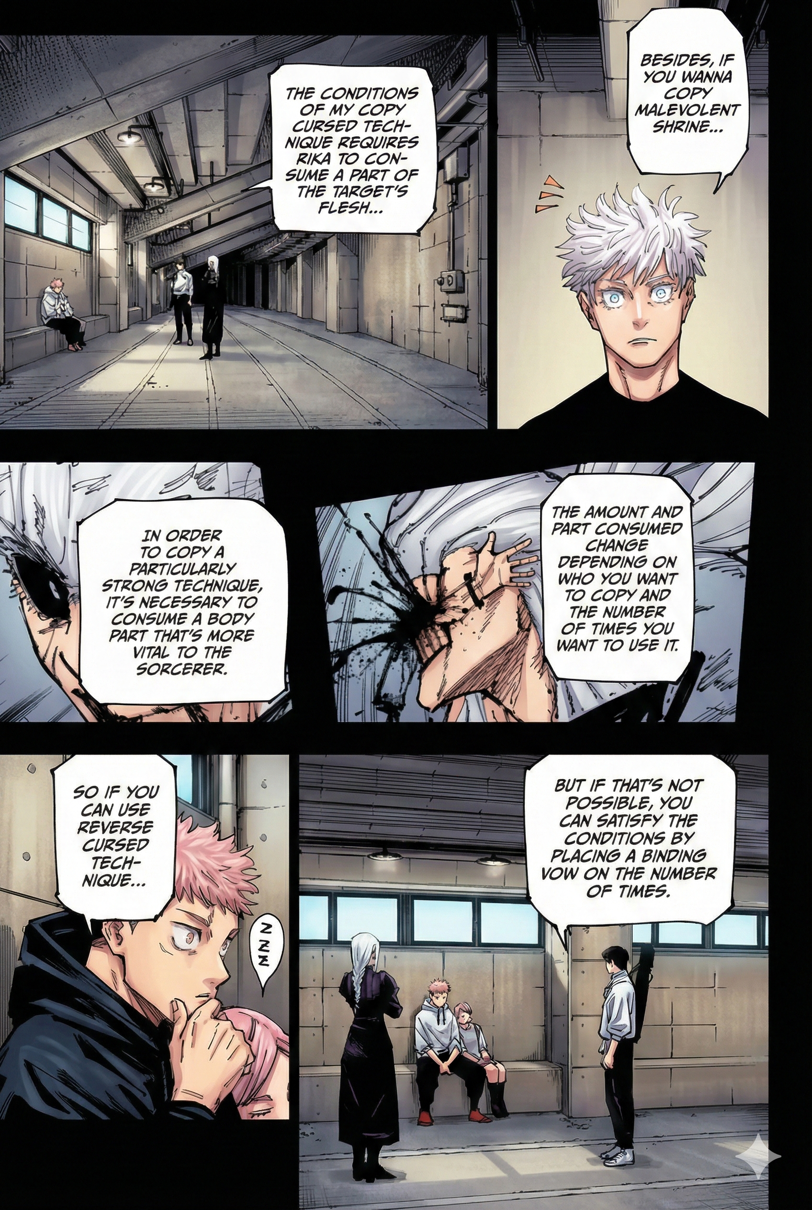 Jujutsu Kaisen Chapter 267 Page 3 - Colored Manga Panel