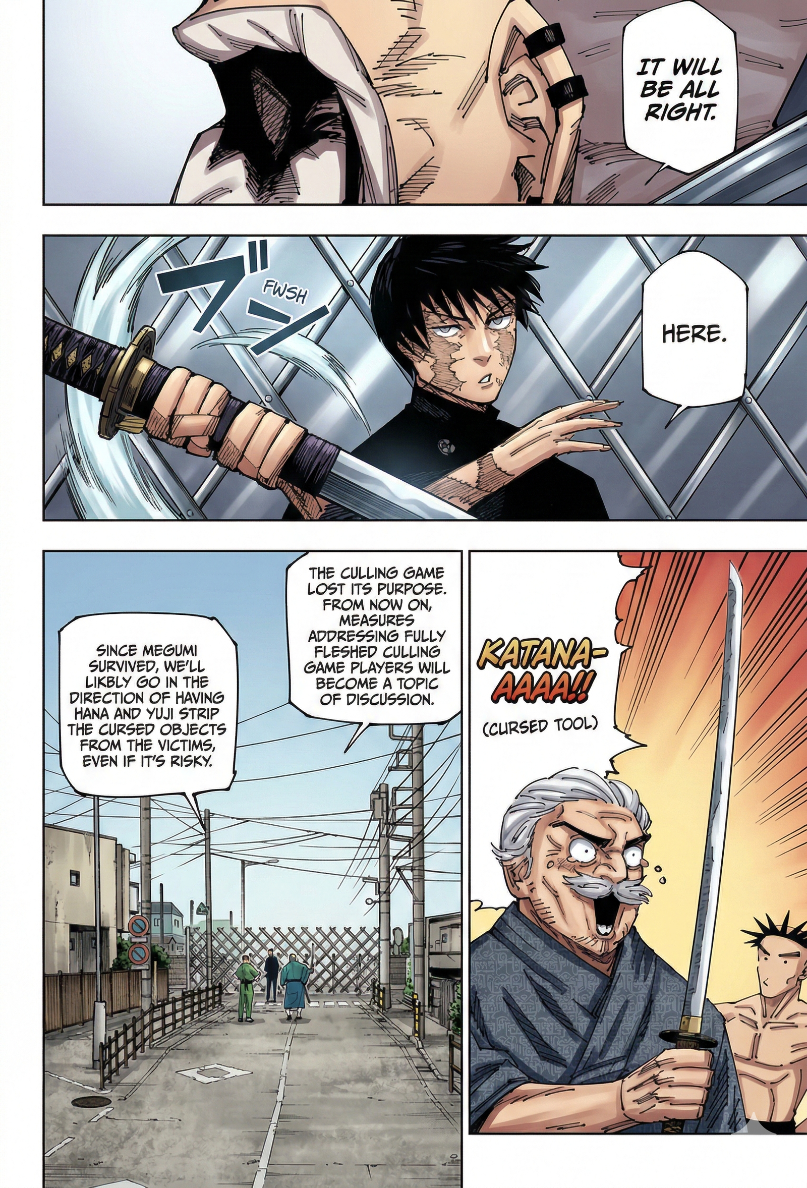 Jujutsu Kaisen Chapter 270 Page 4 - Colored Manga Panel